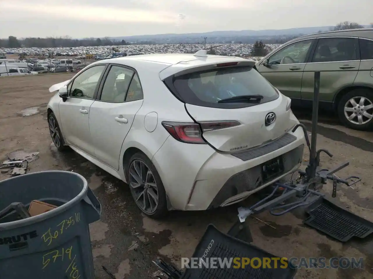 3 Photograph of a damaged car JTNC4RBE6L3079848 TOYOTA COROLLA 2020