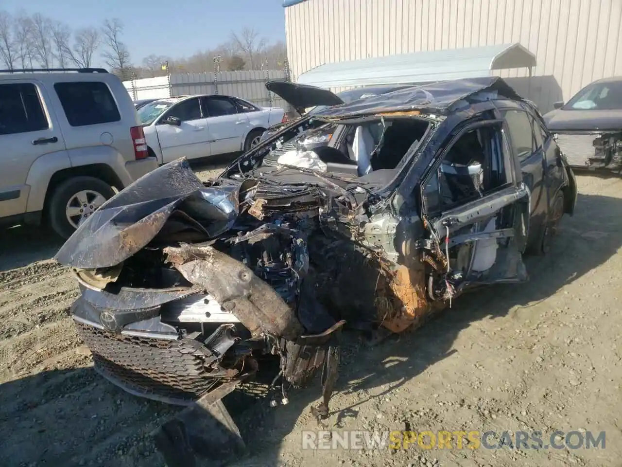 2 Photograph of a damaged car JTNC4RBE6L3081695 TOYOTA COROLLA 2020