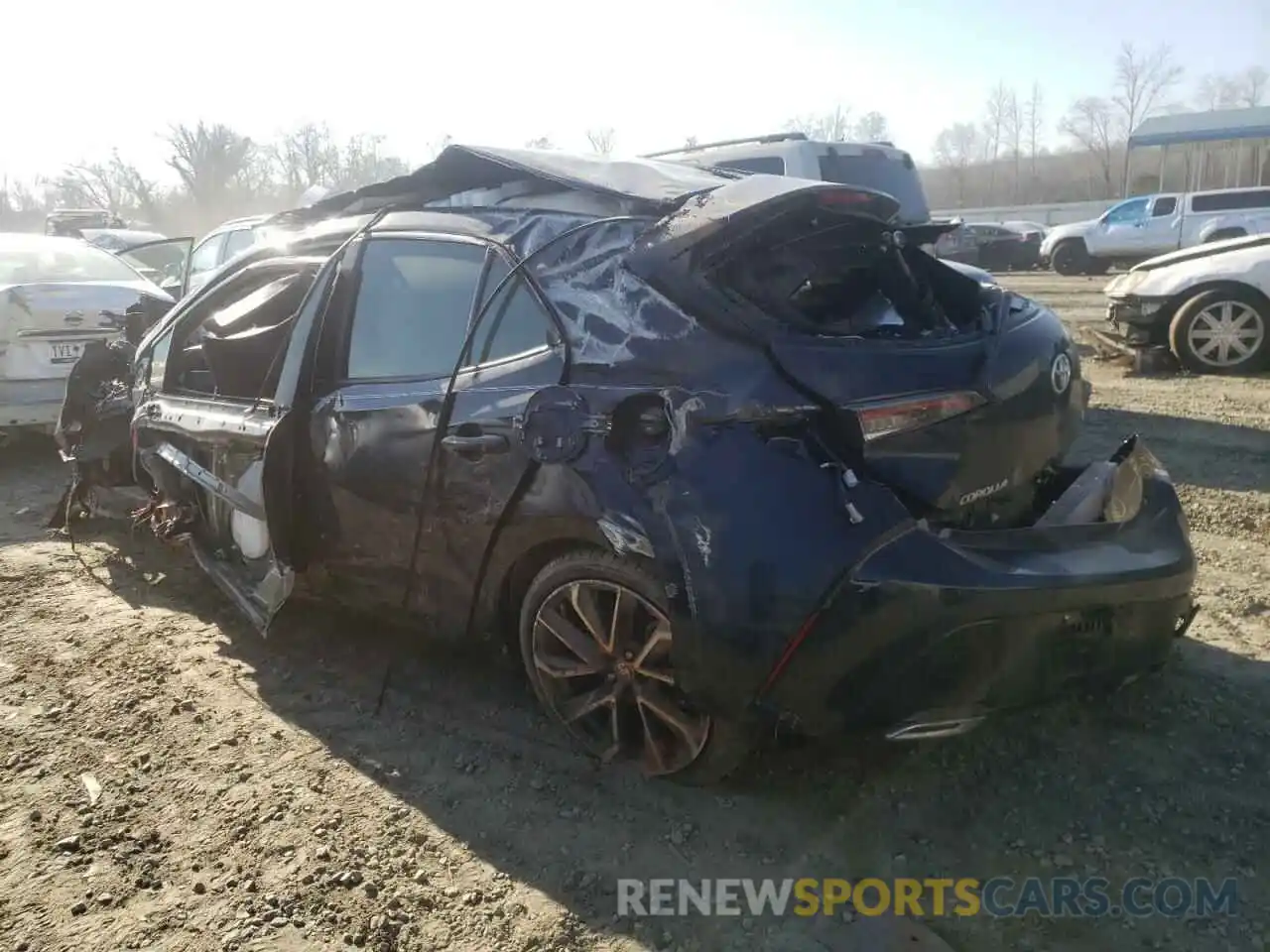 3 Photograph of a damaged car JTNC4RBE6L3081695 TOYOTA COROLLA 2020