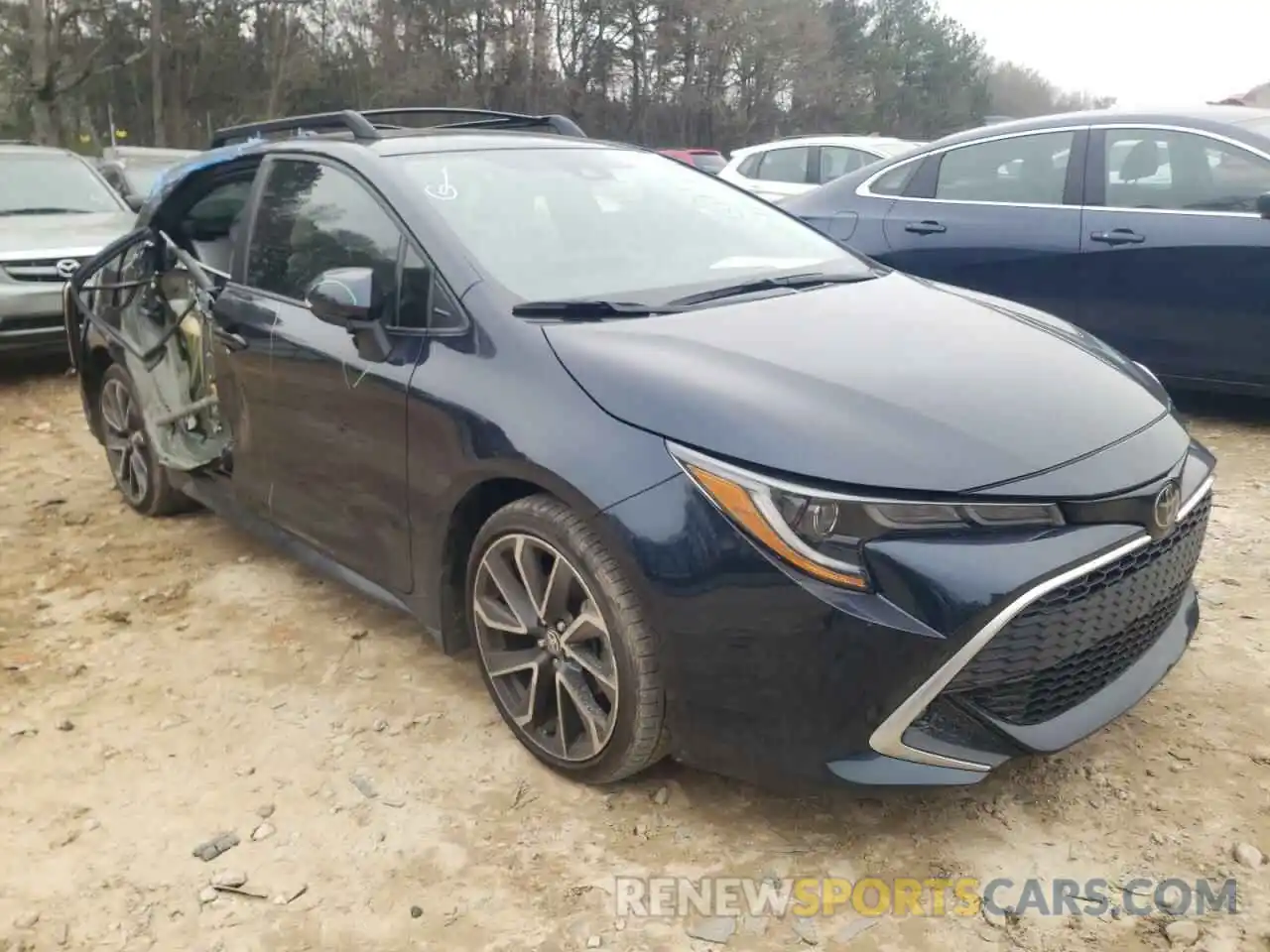 1 Photograph of a damaged car JTNC4RBE6L3087156 TOYOTA COROLLA 2020