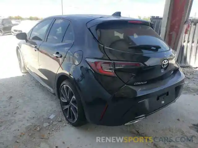 3 Photograph of a damaged car JTNC4RBE6L3102481 TOYOTA COROLLA 2020