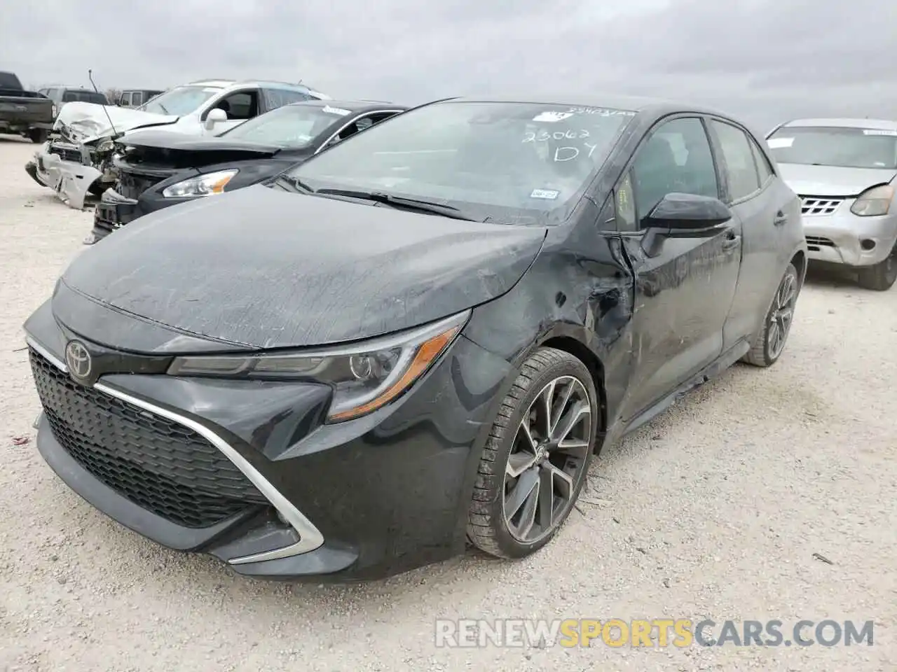 2 Photograph of a damaged car JTNC4RBE7L3073511 TOYOTA COROLLA 2020