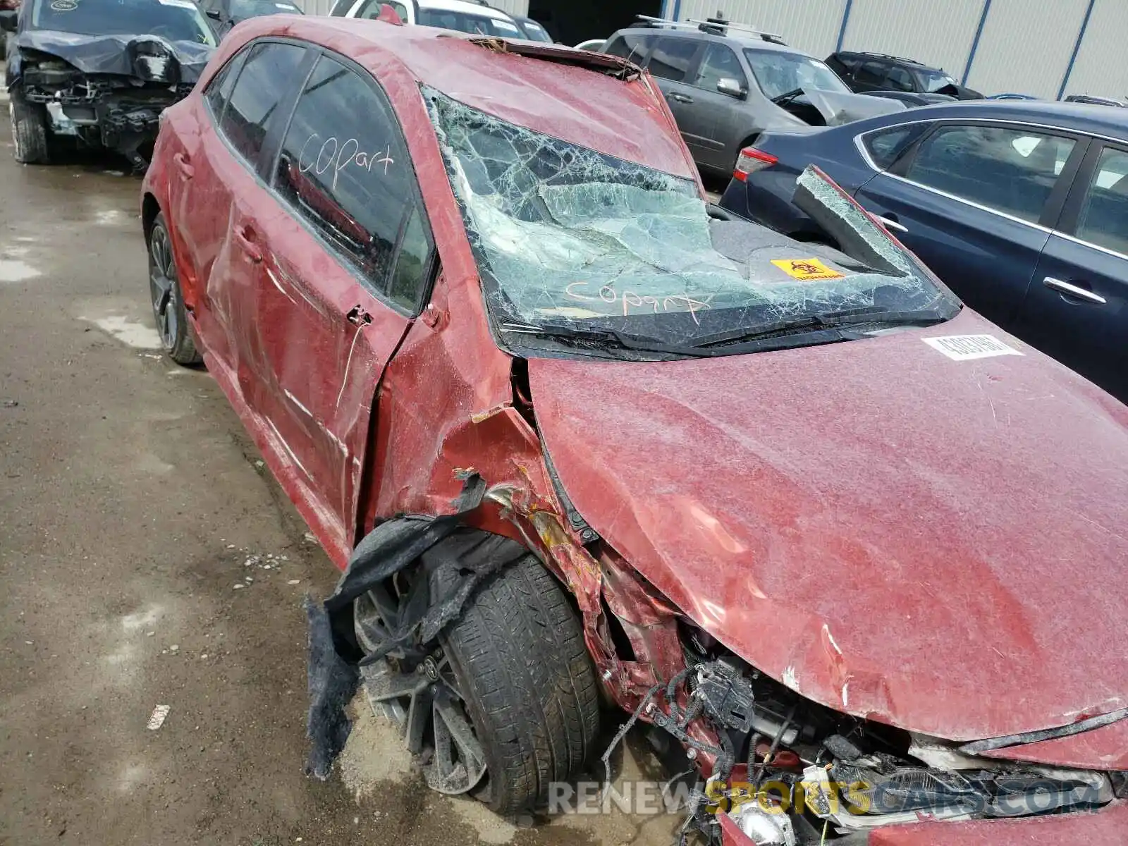 9 Фотография поврежденного автомобиля JTNC4RBE8L3079396 TOYOTA COROLLA 2020