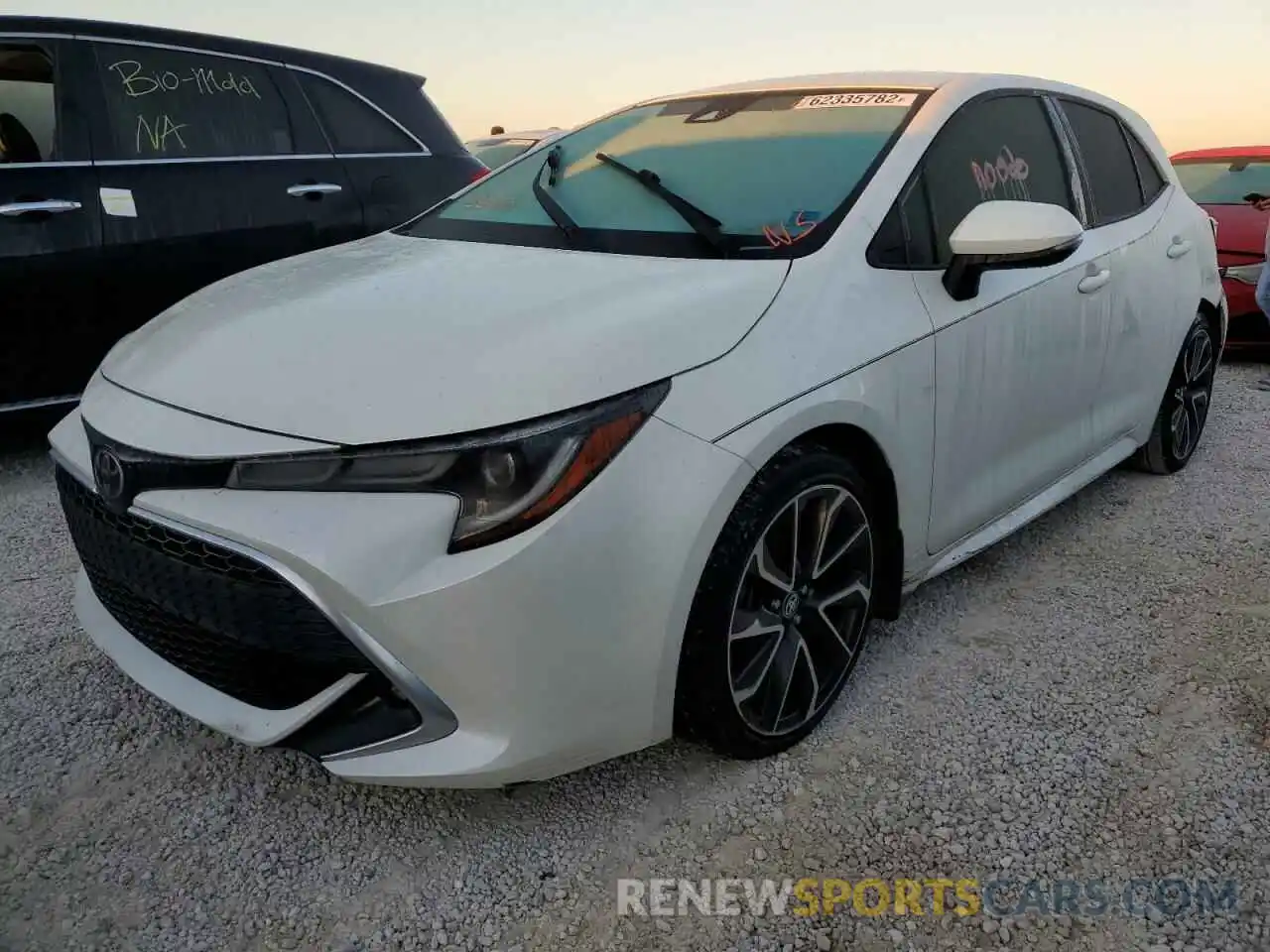 2 Photograph of a damaged car JTNC4RBE8L3090513 TOYOTA COROLLA 2020