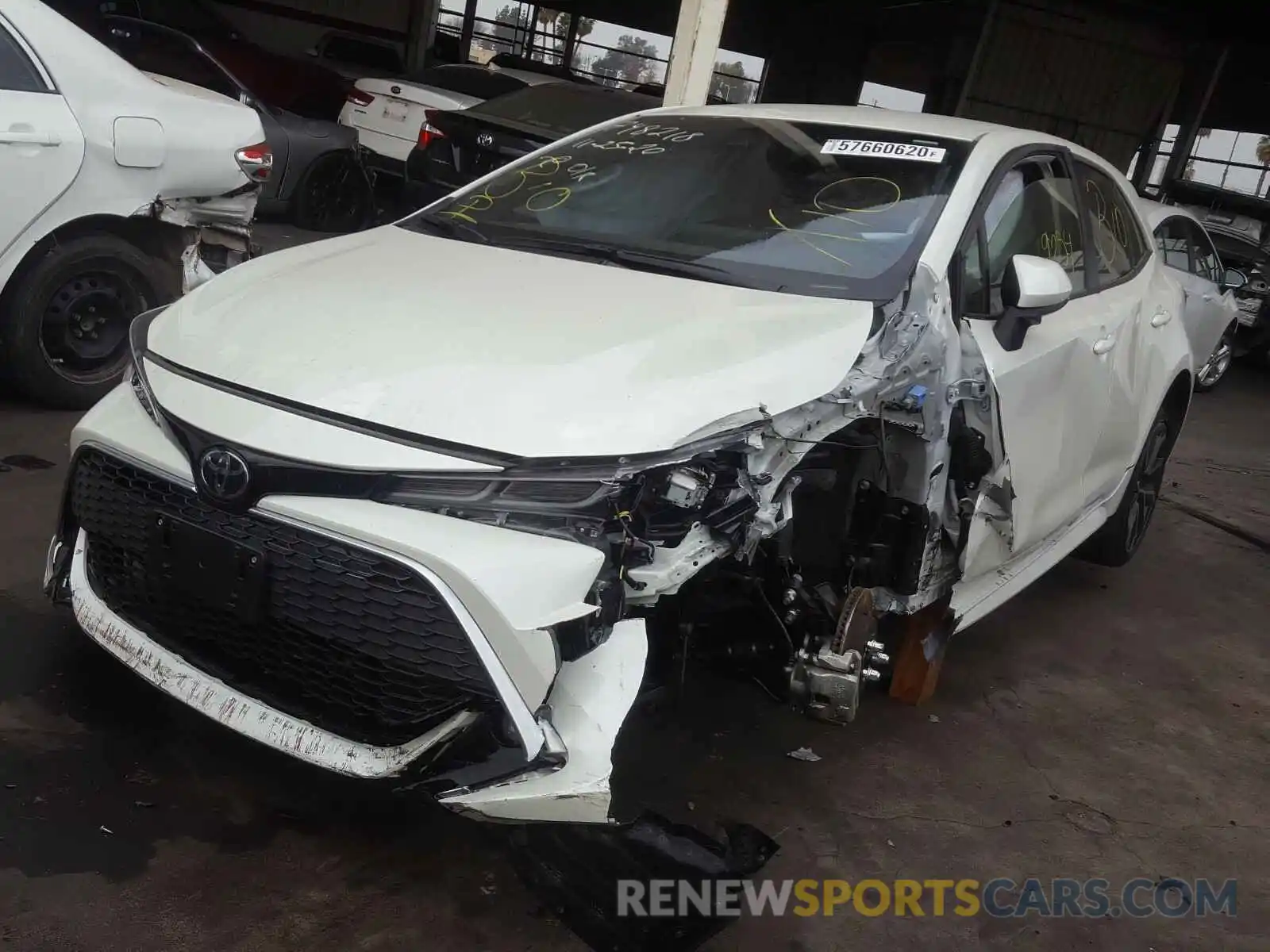 9 Photograph of a damaged car JTNC4RBE8L3092293 TOYOTA COROLLA 2020