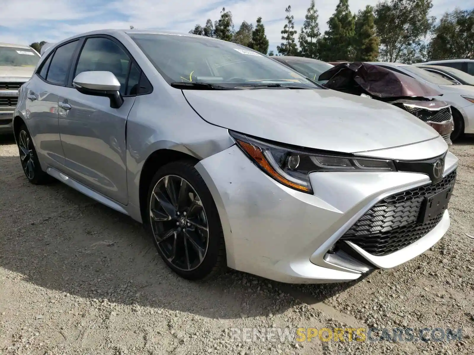 1 Photograph of a damaged car JTNC4RBE8L3100909 TOYOTA COROLLA 2020