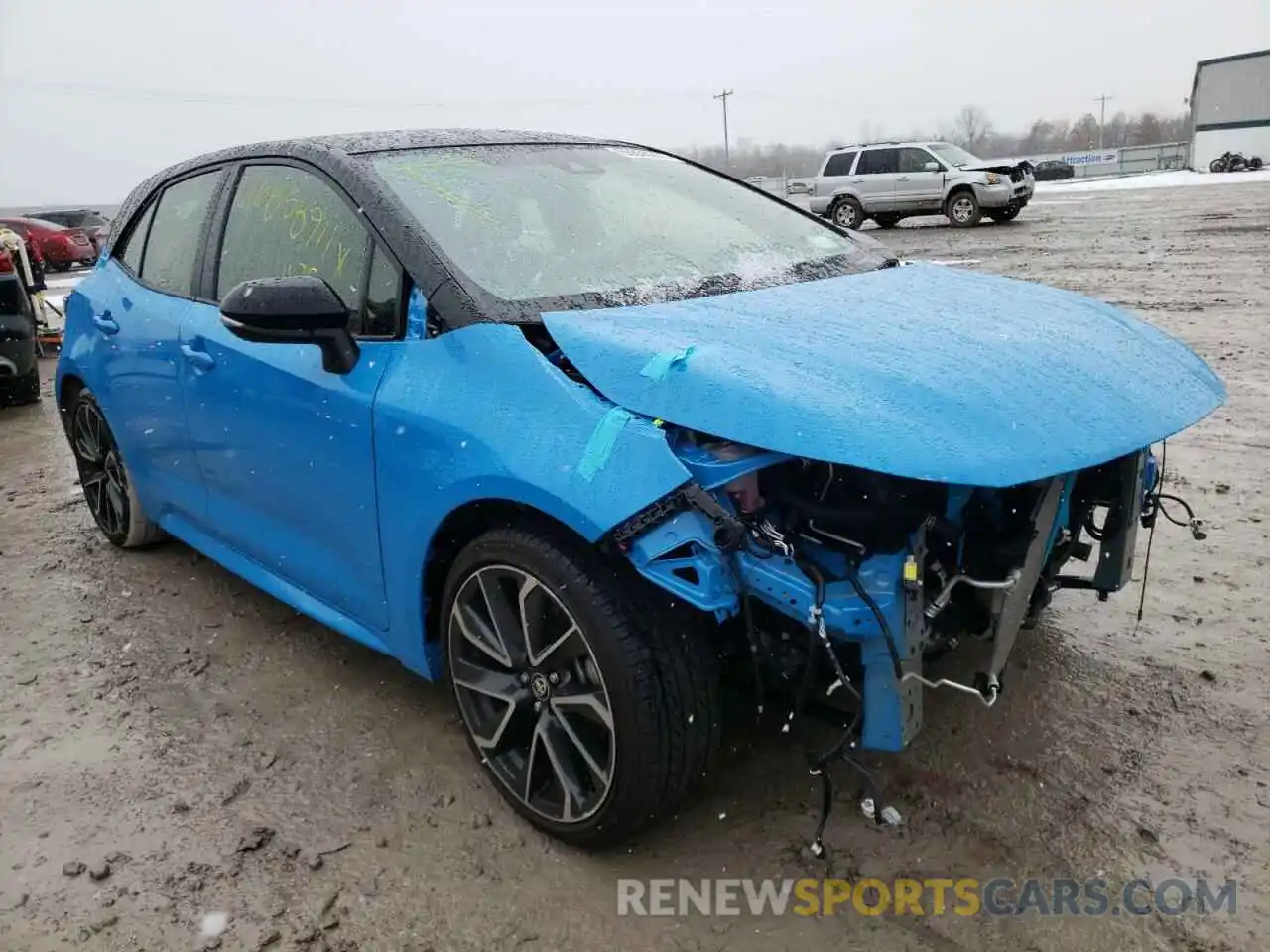 1 Photograph of a damaged car JTNC4RBEXL3085605 TOYOTA COROLLA 2020