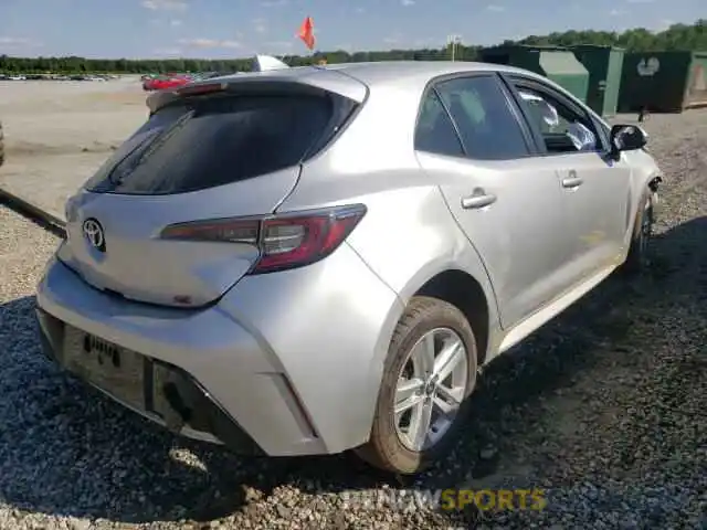 4 Photograph of a damaged car JTND4RBE0L3077811 TOYOTA COROLLA 2020