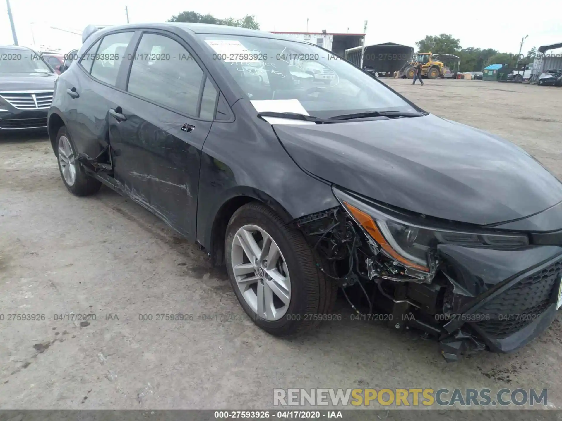 6 Photograph of a damaged car JTND4RBE0L3077887 TOYOTA COROLLA 2020