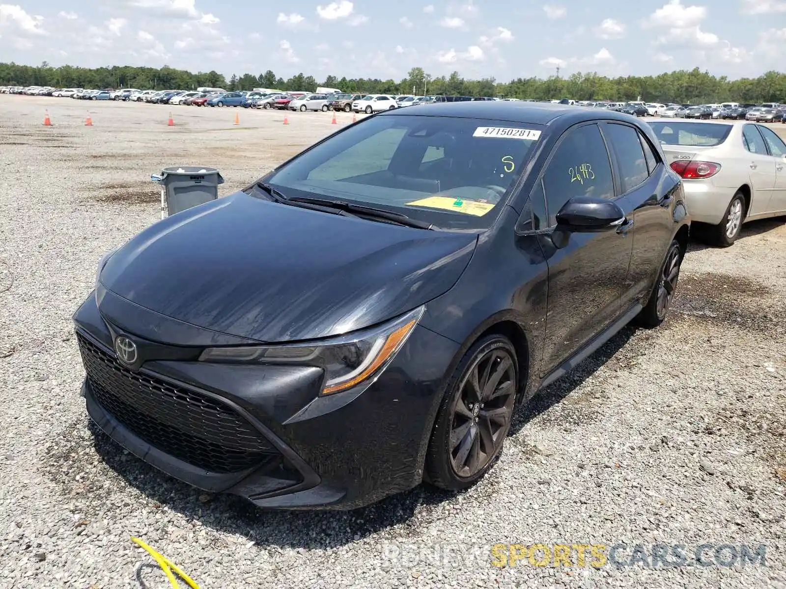 2 Photograph of a damaged car JTND4RBE0L3084869 TOYOTA COROLLA 2020