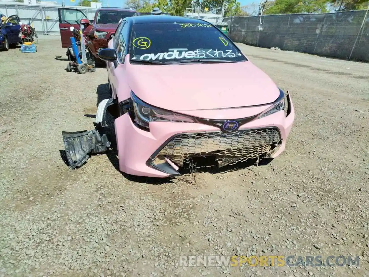 9 Photograph of a damaged car JTND4RBE0L3086959 TOYOTA COROLLA 2020