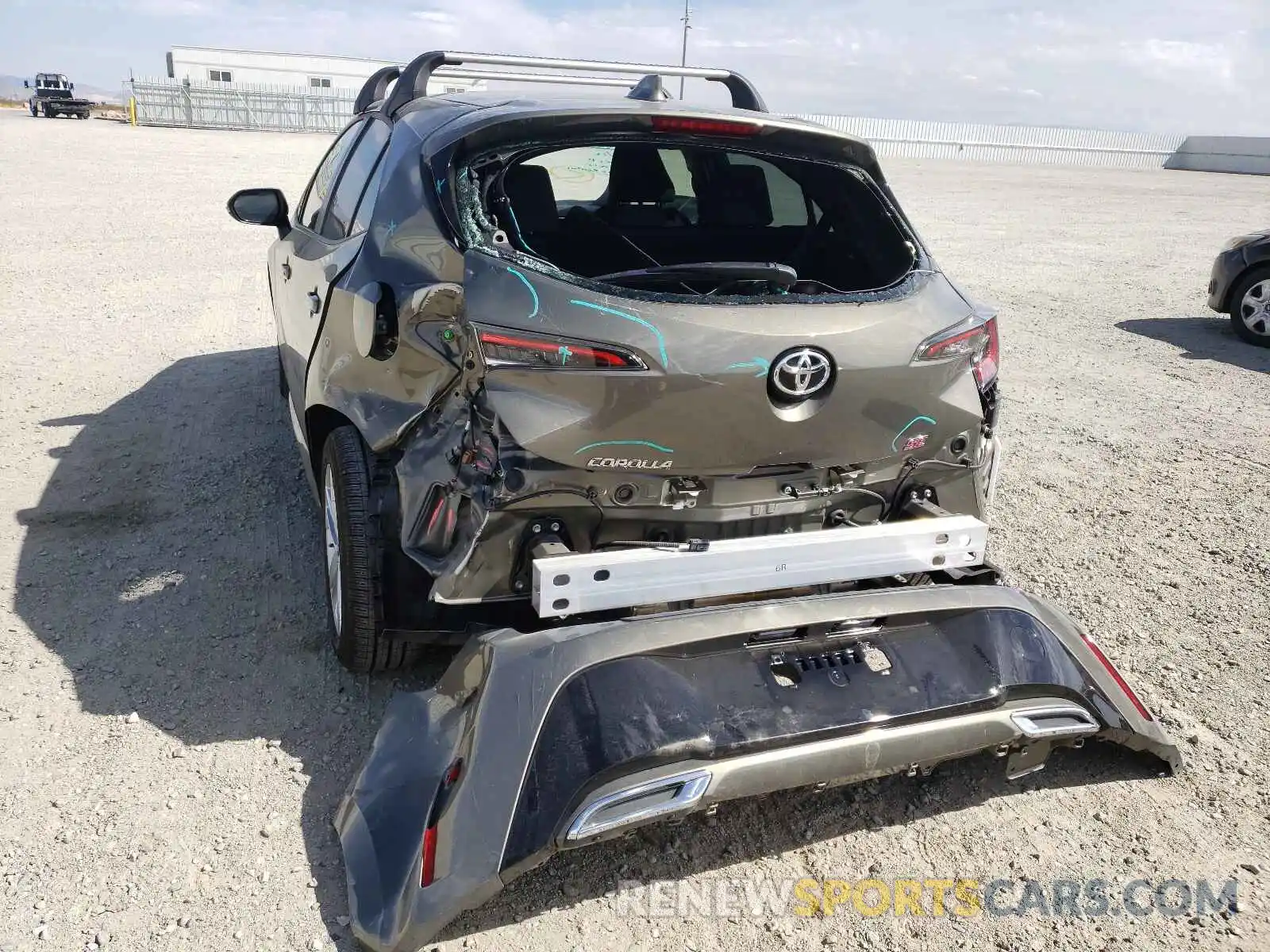 9 Photograph of a damaged car JTND4RBE0L3093491 TOYOTA COROLLA 2020