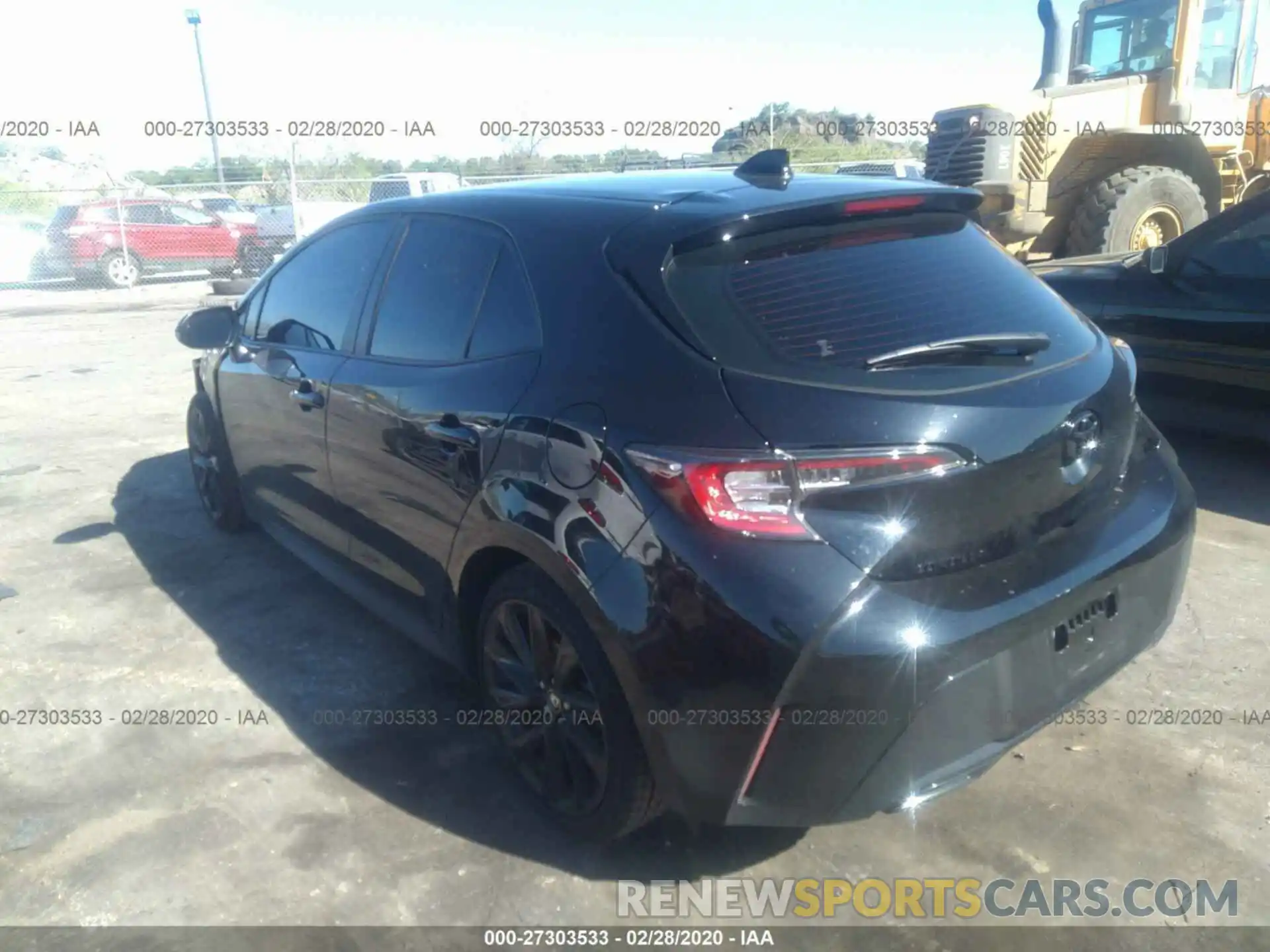 3 Photograph of a damaged car JTND4RBE1L3076649 TOYOTA COROLLA 2020