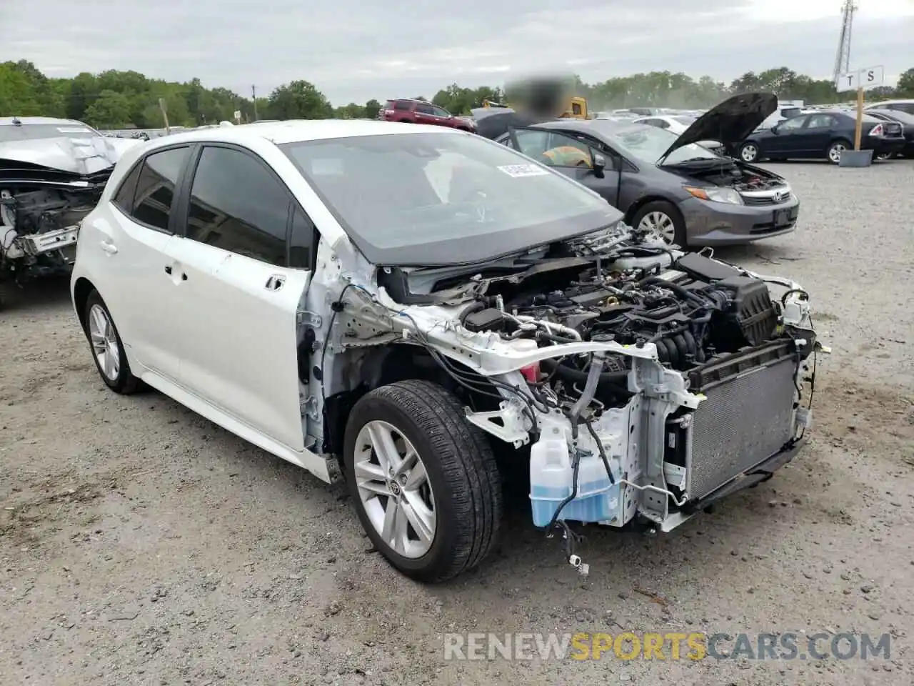 1 Photograph of a damaged car JTND4RBE1L3077560 TOYOTA COROLLA 2020