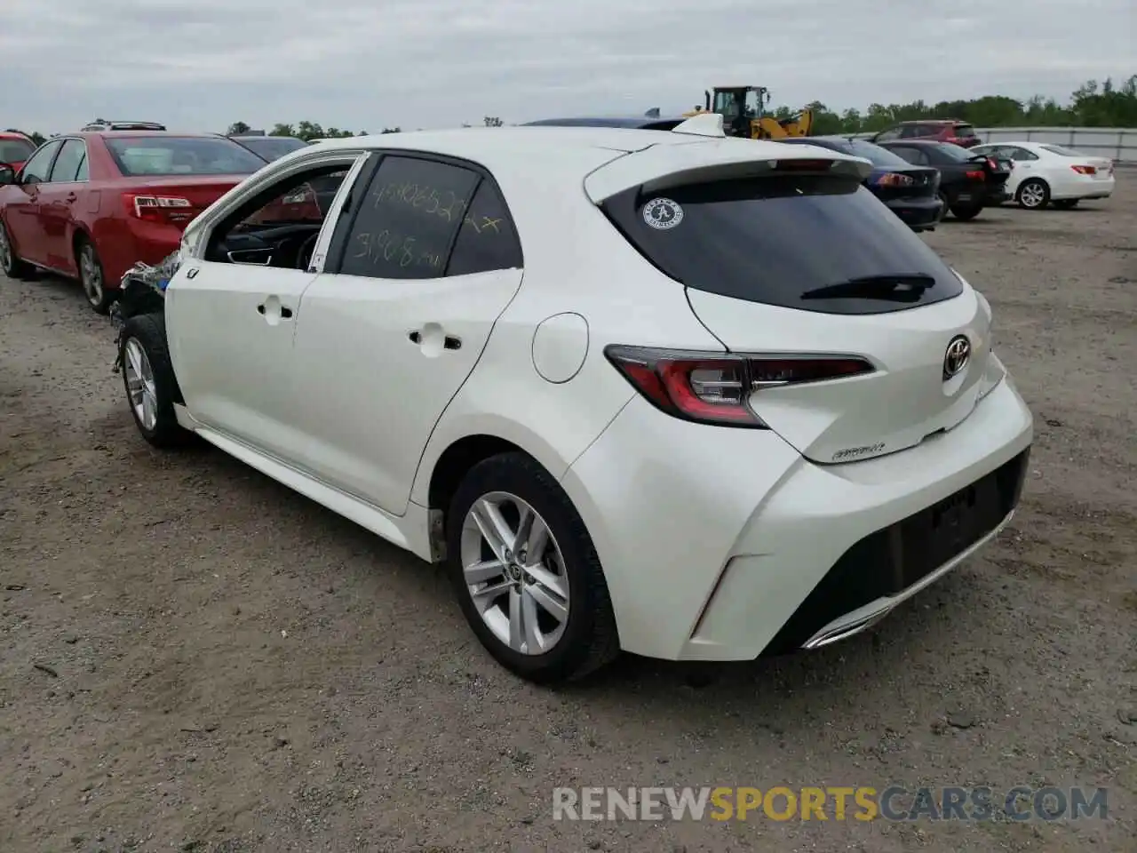 3 Photograph of a damaged car JTND4RBE1L3077560 TOYOTA COROLLA 2020