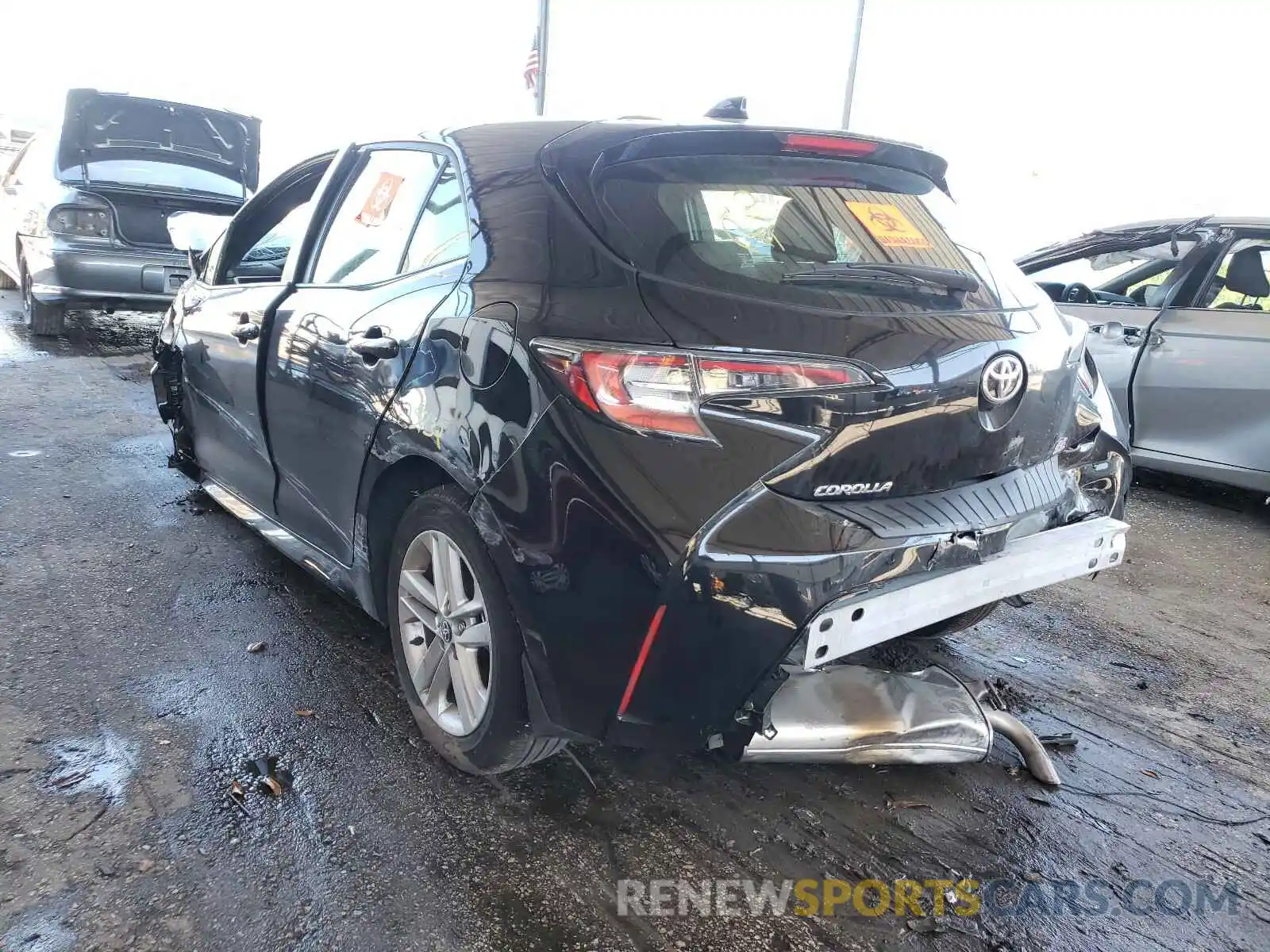 3 Photograph of a damaged car JTND4RBE1L3086338 TOYOTA COROLLA 2020