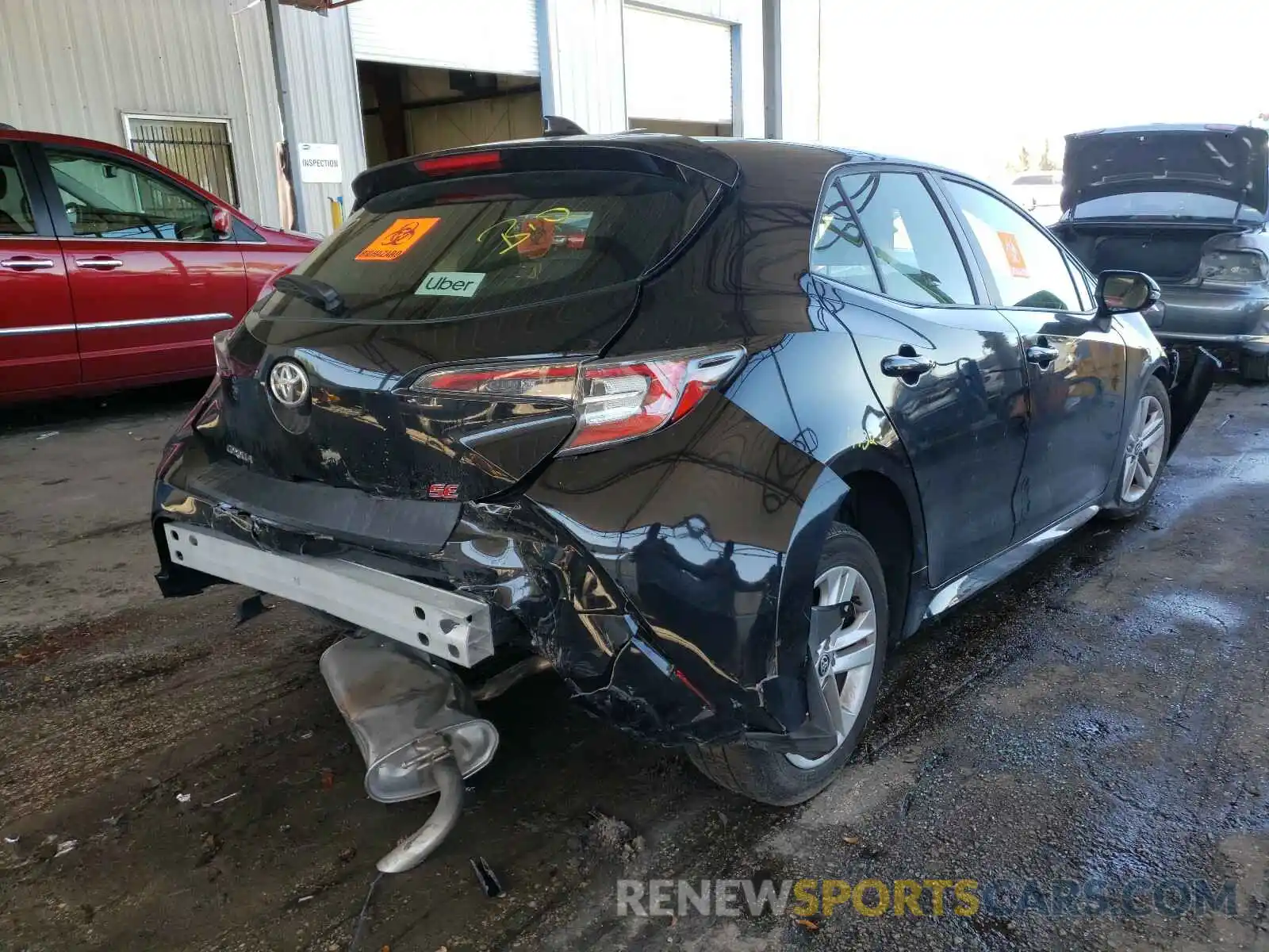 4 Photograph of a damaged car JTND4RBE1L3086338 TOYOTA COROLLA 2020