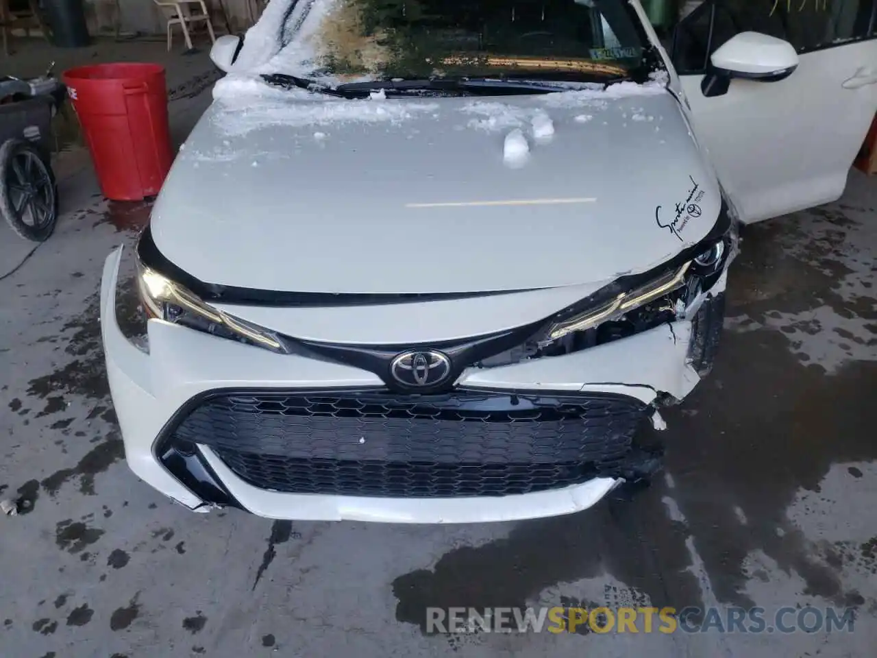 7 Photograph of a damaged car JTND4RBE1L3089515 TOYOTA COROLLA 2020