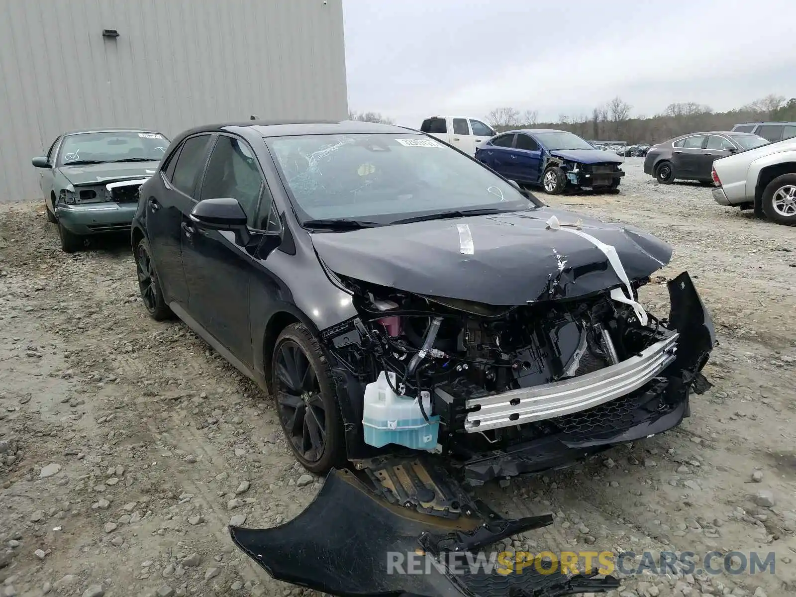 1 Photograph of a damaged car JTND4RBE1L3096707 TOYOTA COROLLA 2020