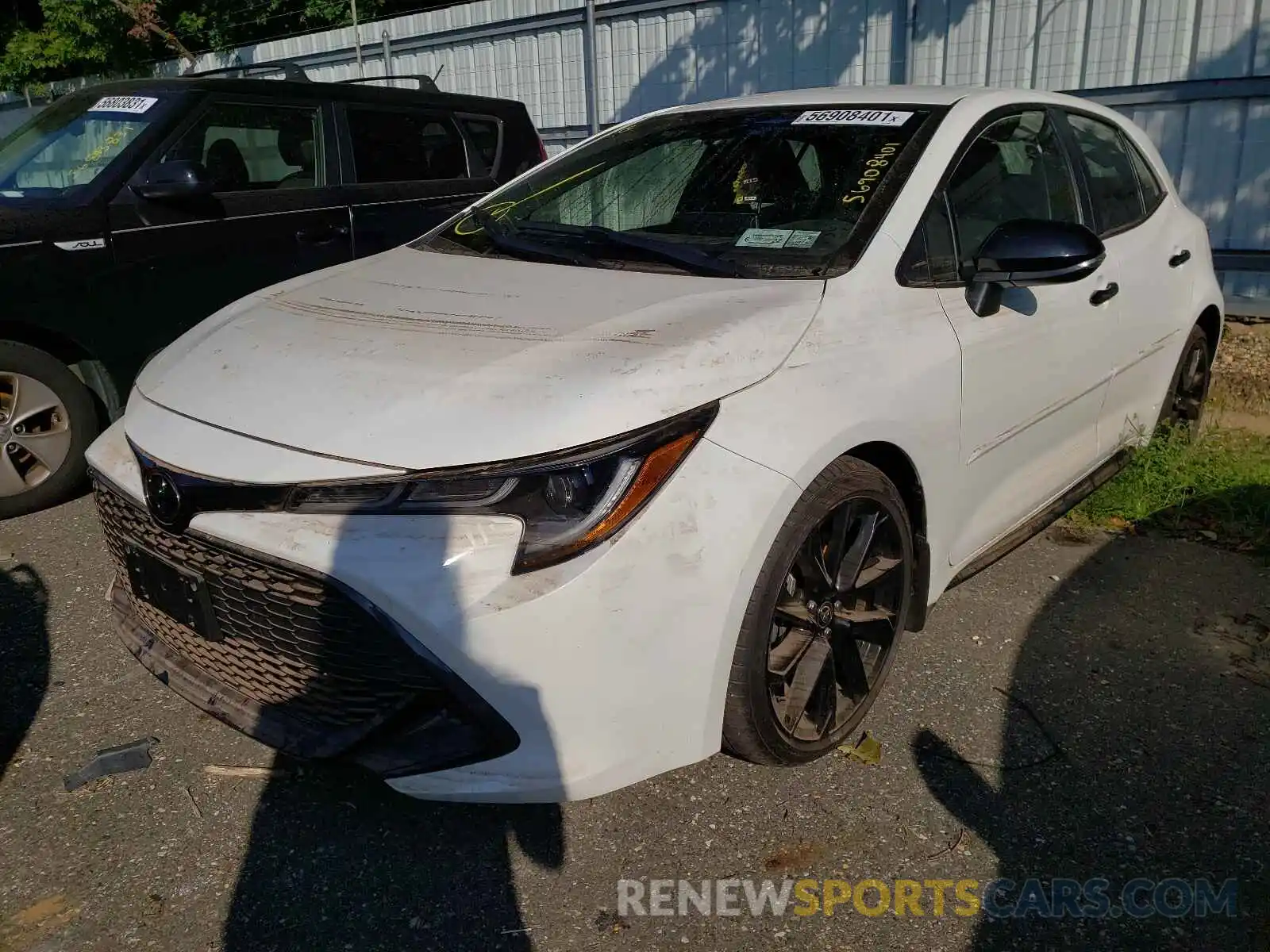 2 Photograph of a damaged car JTND4RBE1L3100545 TOYOTA COROLLA 2020