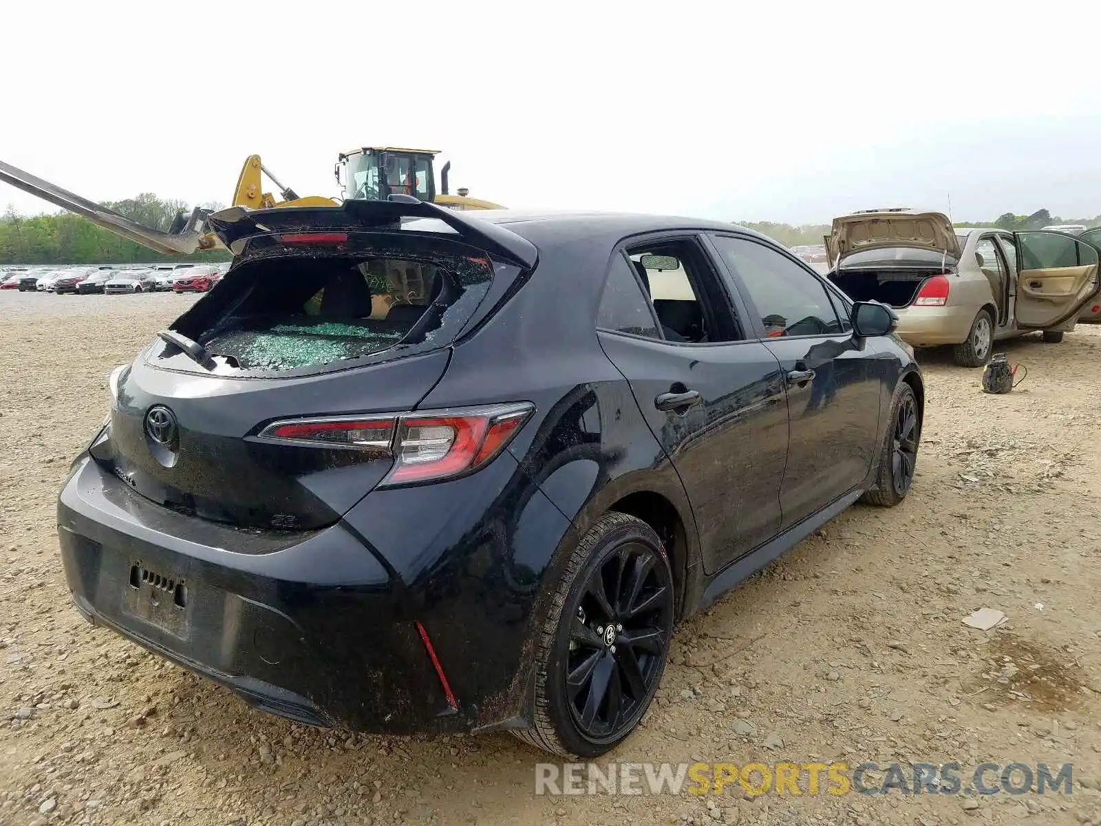 4 Photograph of a damaged car JTND4RBE2L3074053 TOYOTA COROLLA 2020