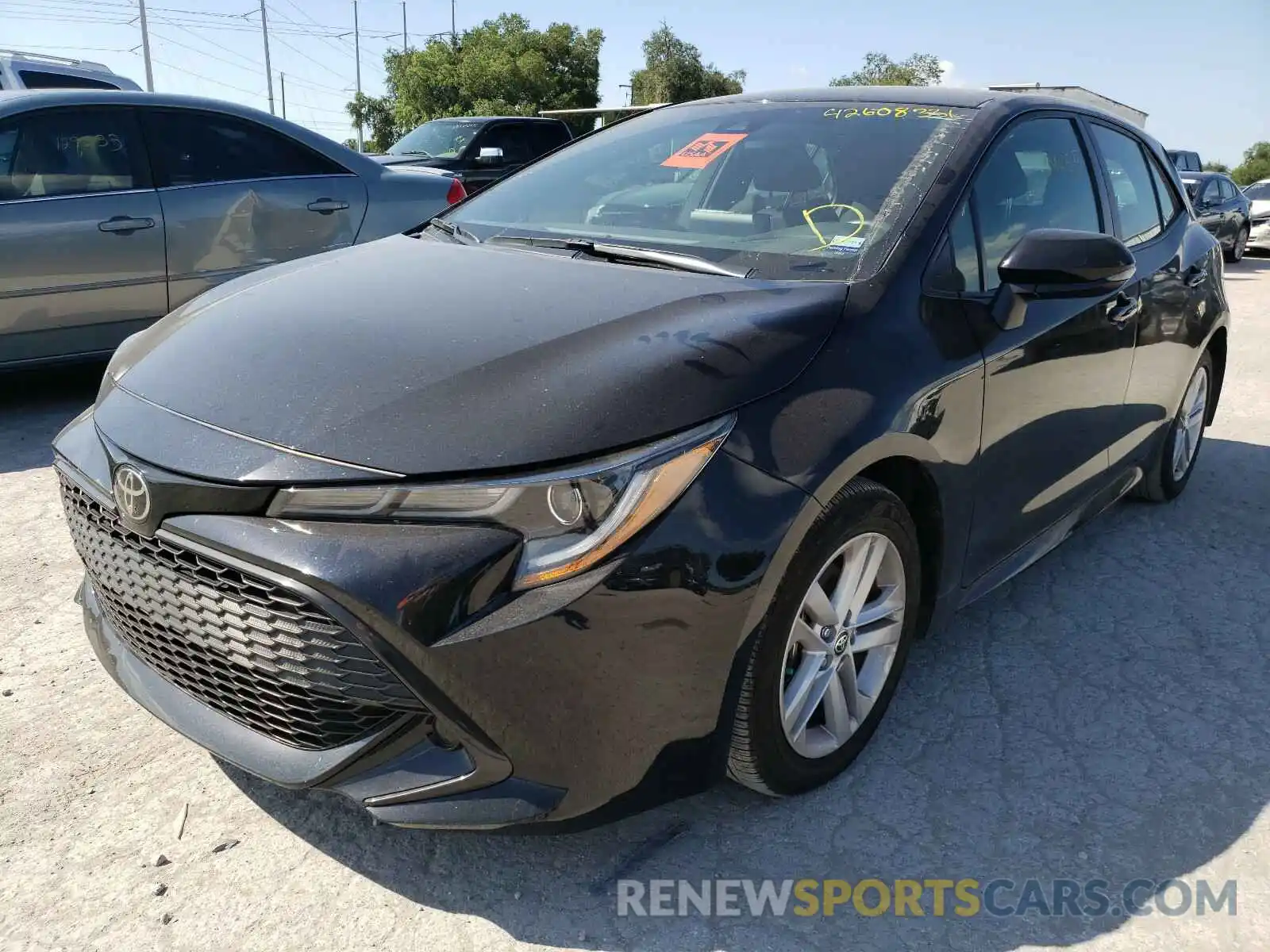 2 Photograph of a damaged car JTND4RBE2L3075963 TOYOTA COROLLA 2020