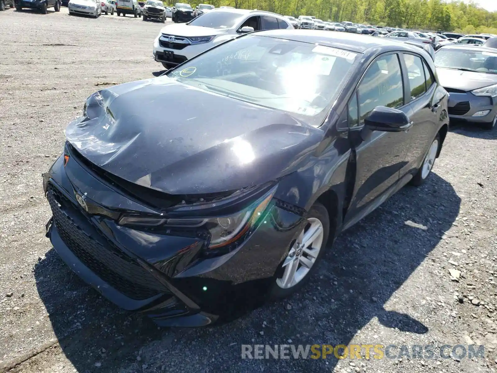 2 Photograph of a damaged car JTND4RBE2L3079642 TOYOTA COROLLA 2020