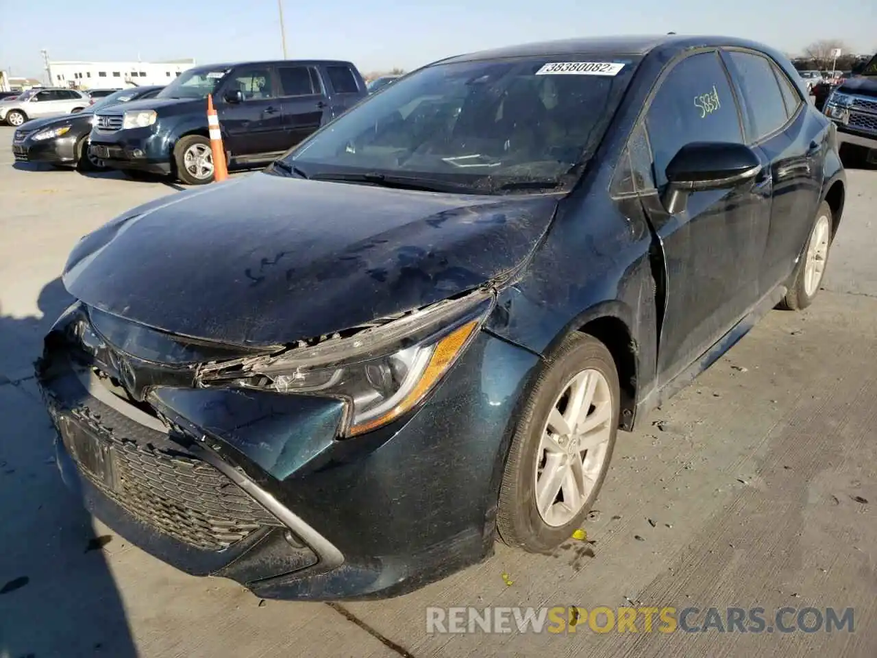 2 Photograph of a damaged car JTND4RBE2L3088325 TOYOTA COROLLA 2020