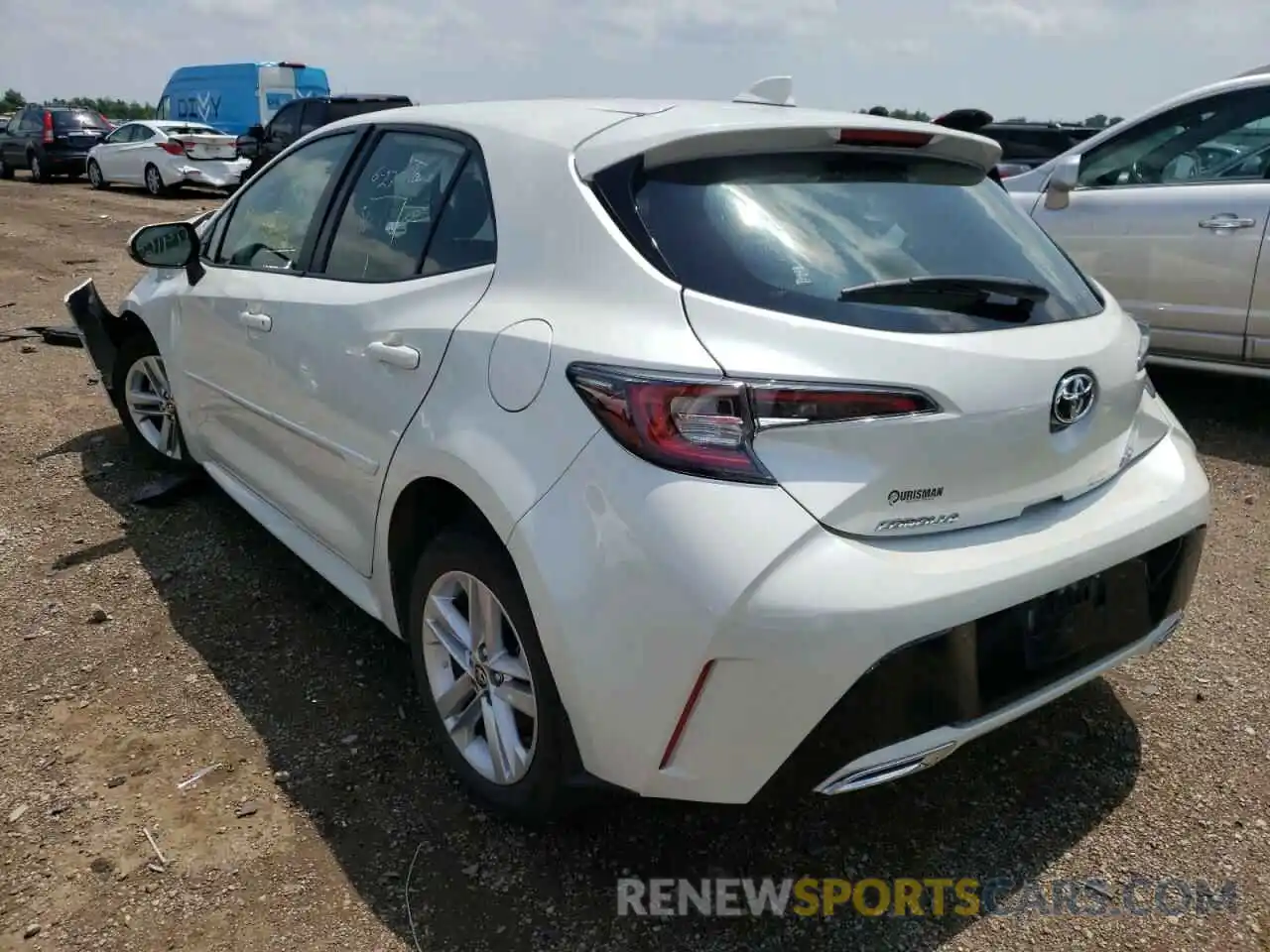 3 Photograph of a damaged car JTND4RBE2L3088695 TOYOTA COROLLA 2020