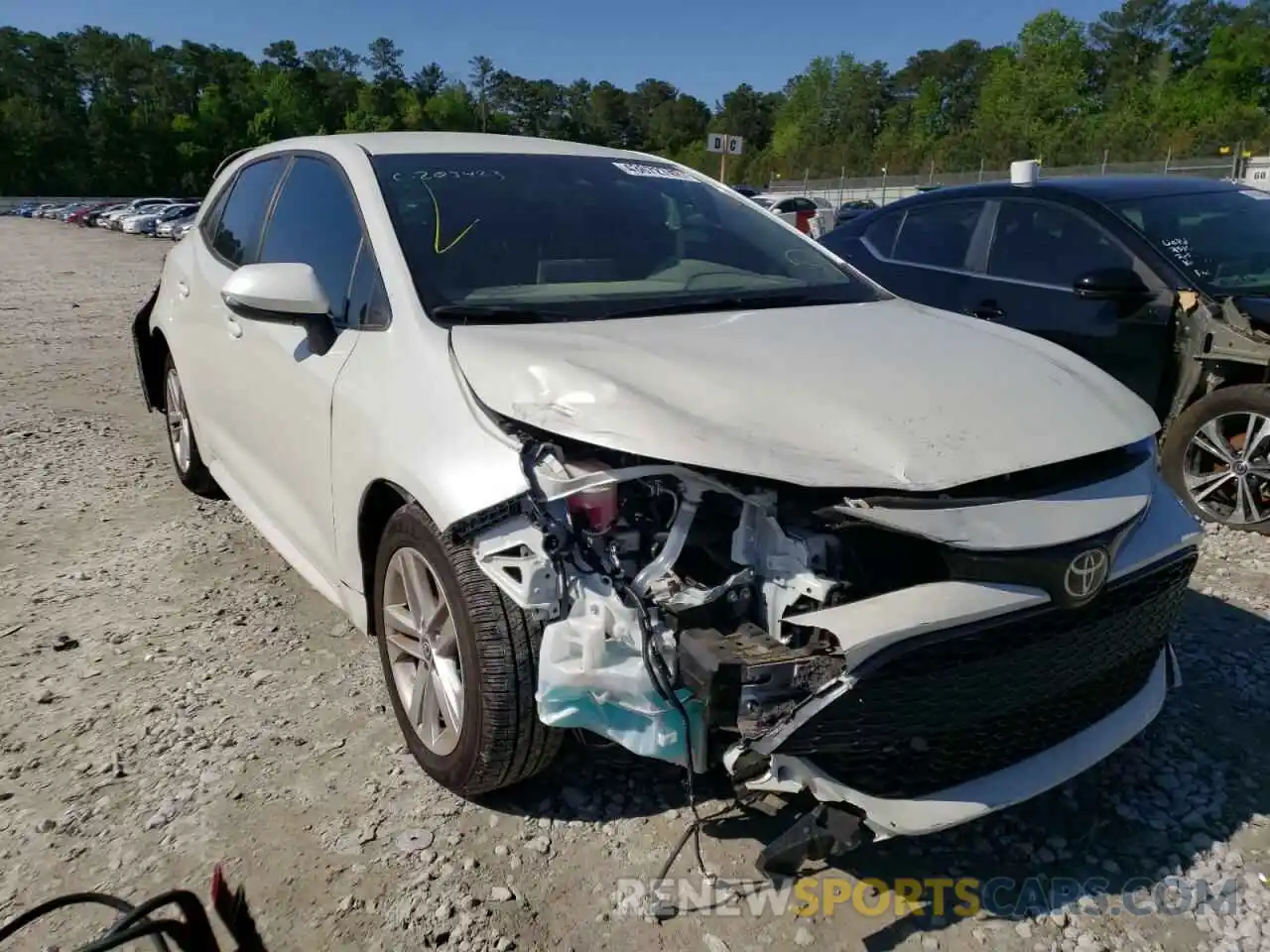 1 Photograph of a damaged car JTND4RBE2L3091953 TOYOTA COROLLA 2020