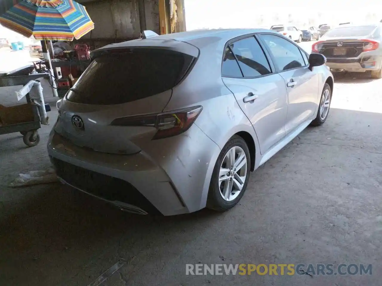 4 Photograph of a damaged car JTND4RBE2L3094559 TOYOTA COROLLA 2020