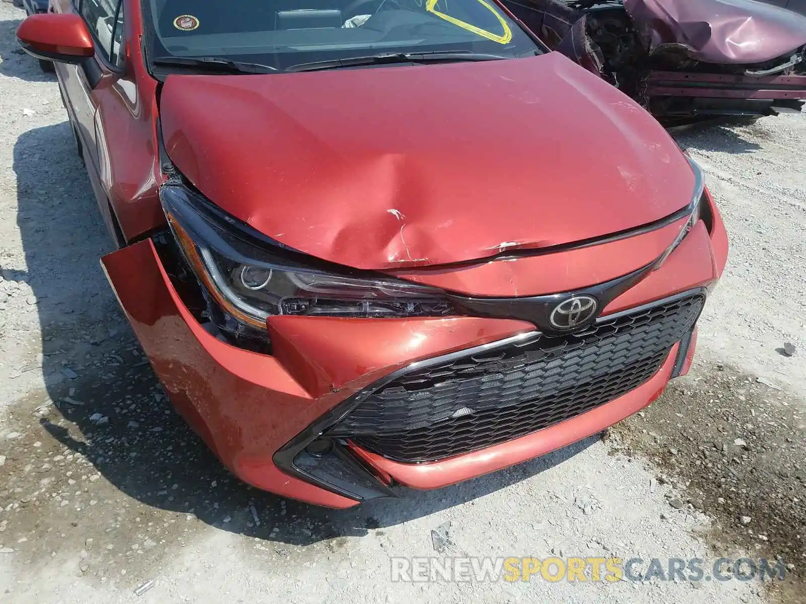 9 Photograph of a damaged car JTND4RBE2L3095209 TOYOTA COROLLA 2020