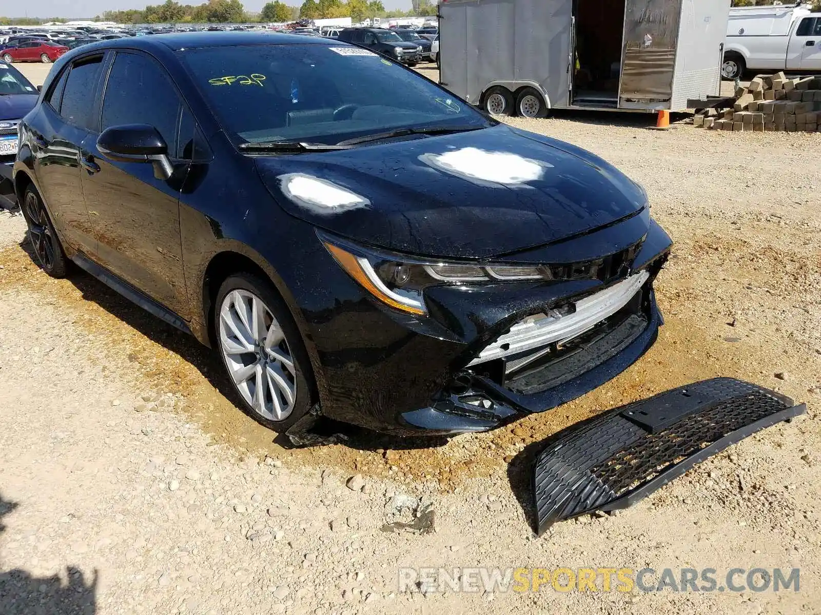 1 Photograph of a damaged car JTND4RBE2L3096487 TOYOTA COROLLA 2020