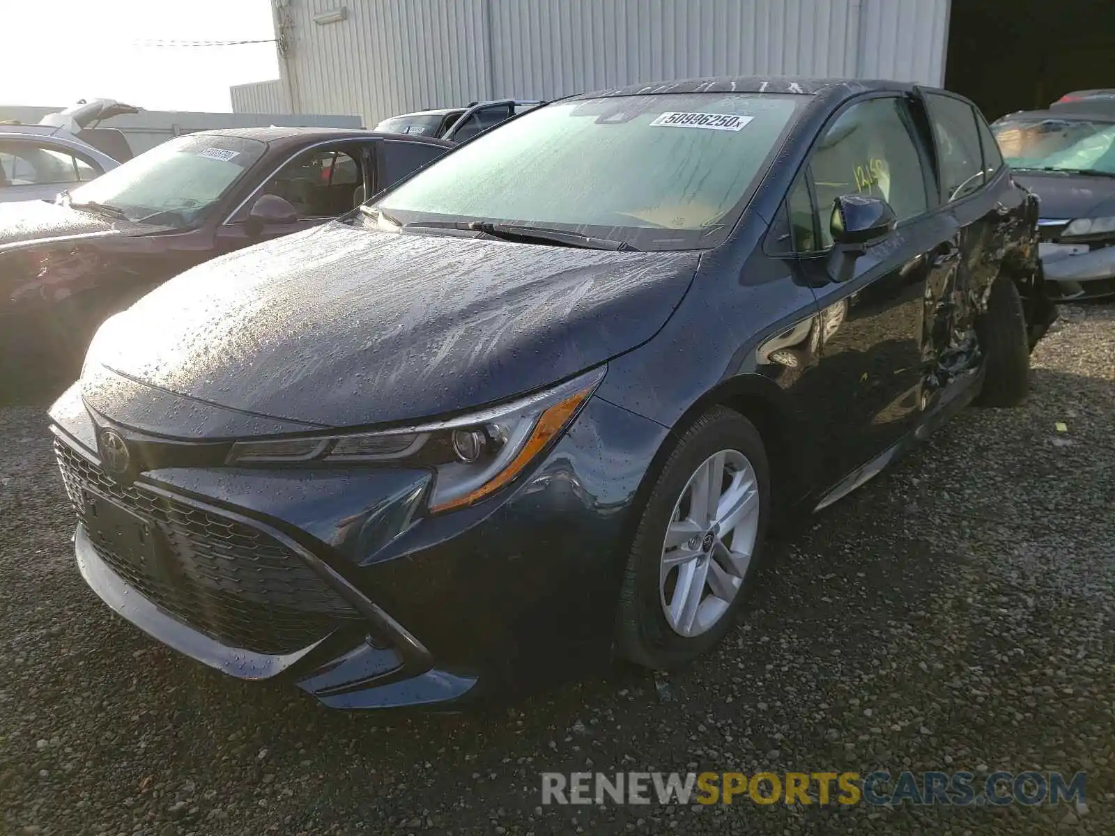 2 Photograph of a damaged car JTND4RBE3L3077043 TOYOTA COROLLA 2020