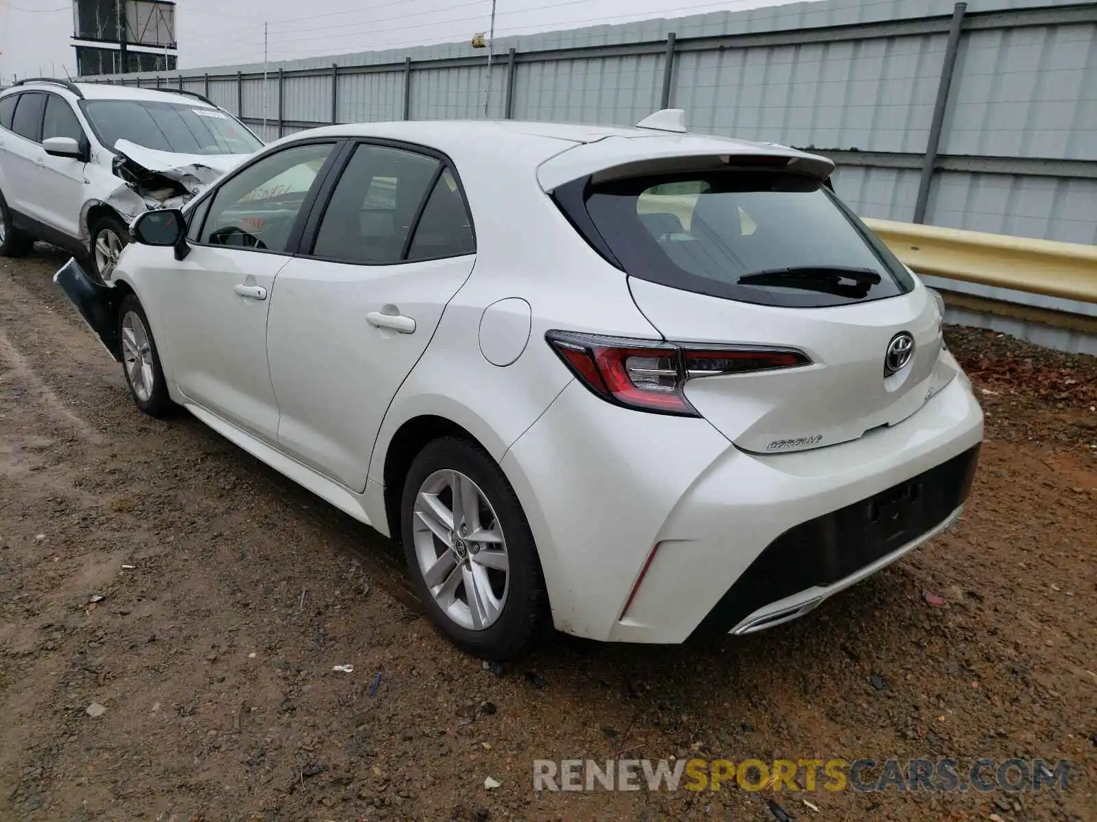 3 Photograph of a damaged car JTND4RBE3L3090004 TOYOTA COROLLA 2020