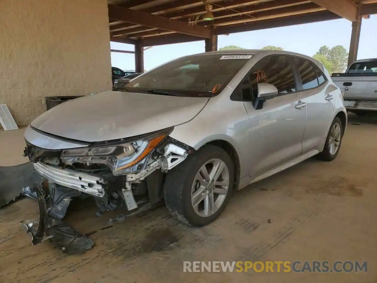 2 Photograph of a damaged car JTND4RBE3L3095493 TOYOTA COROLLA 2020