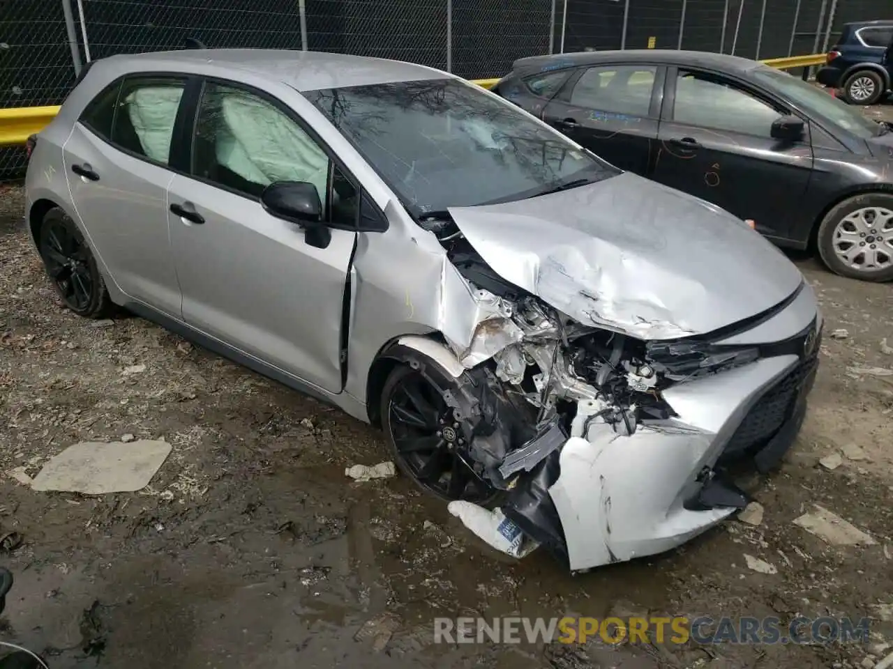 1 Photograph of a damaged car JTND4RBE3L3103110 TOYOTA COROLLA 2020