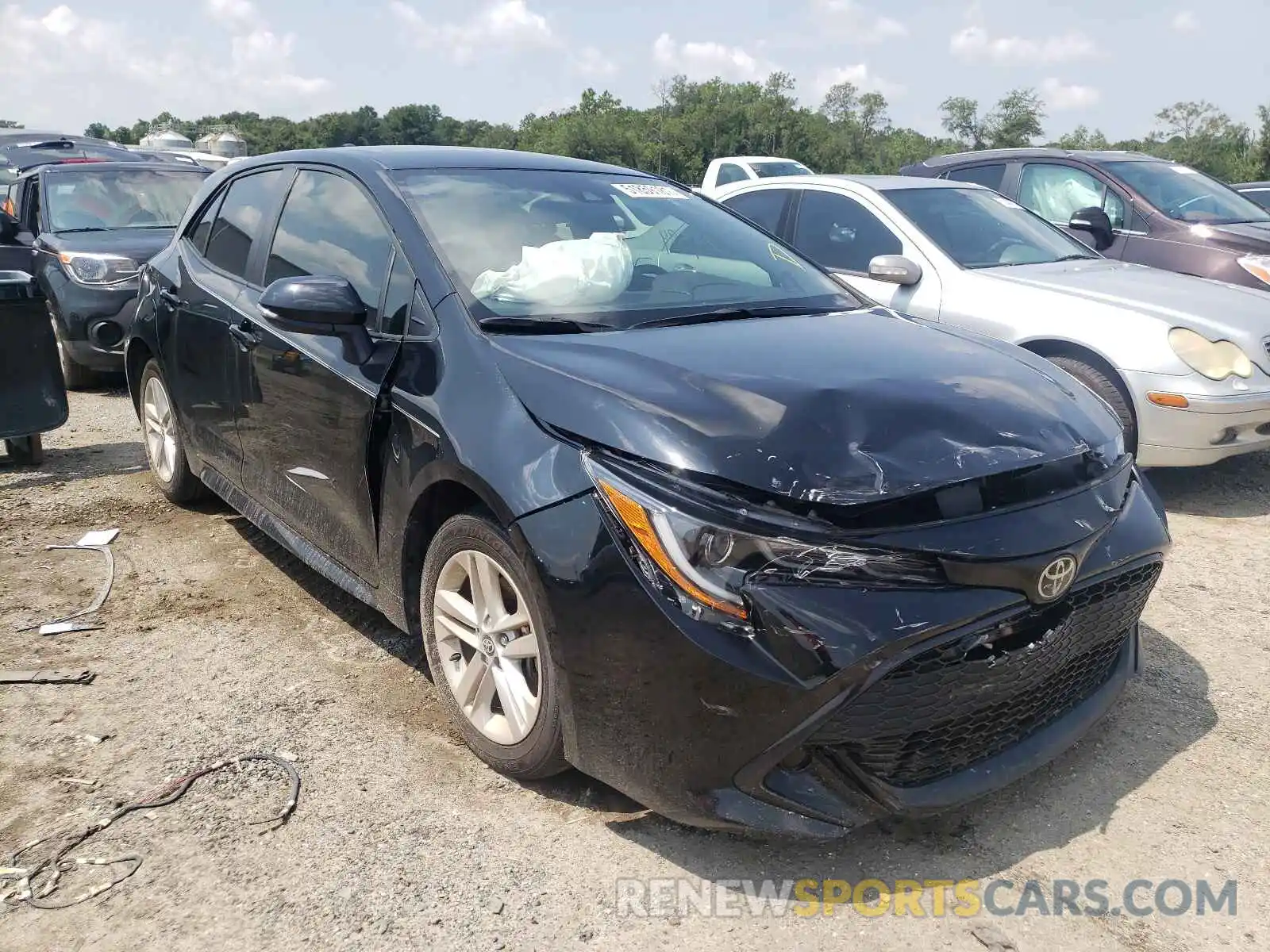 1 Photograph of a damaged car JTND4RBE4L3079996 TOYOTA COROLLA 2020