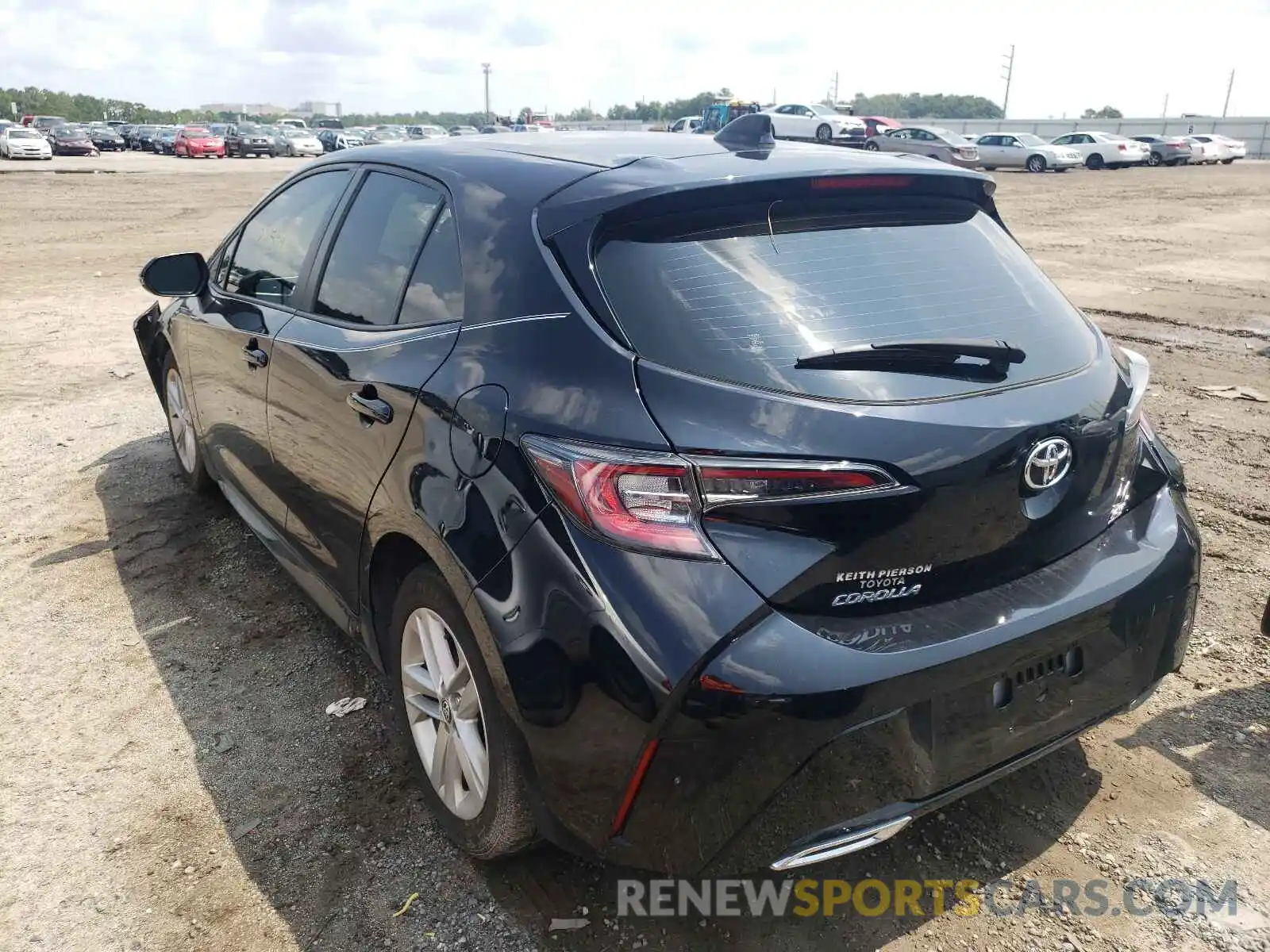 3 Photograph of a damaged car JTND4RBE4L3079996 TOYOTA COROLLA 2020