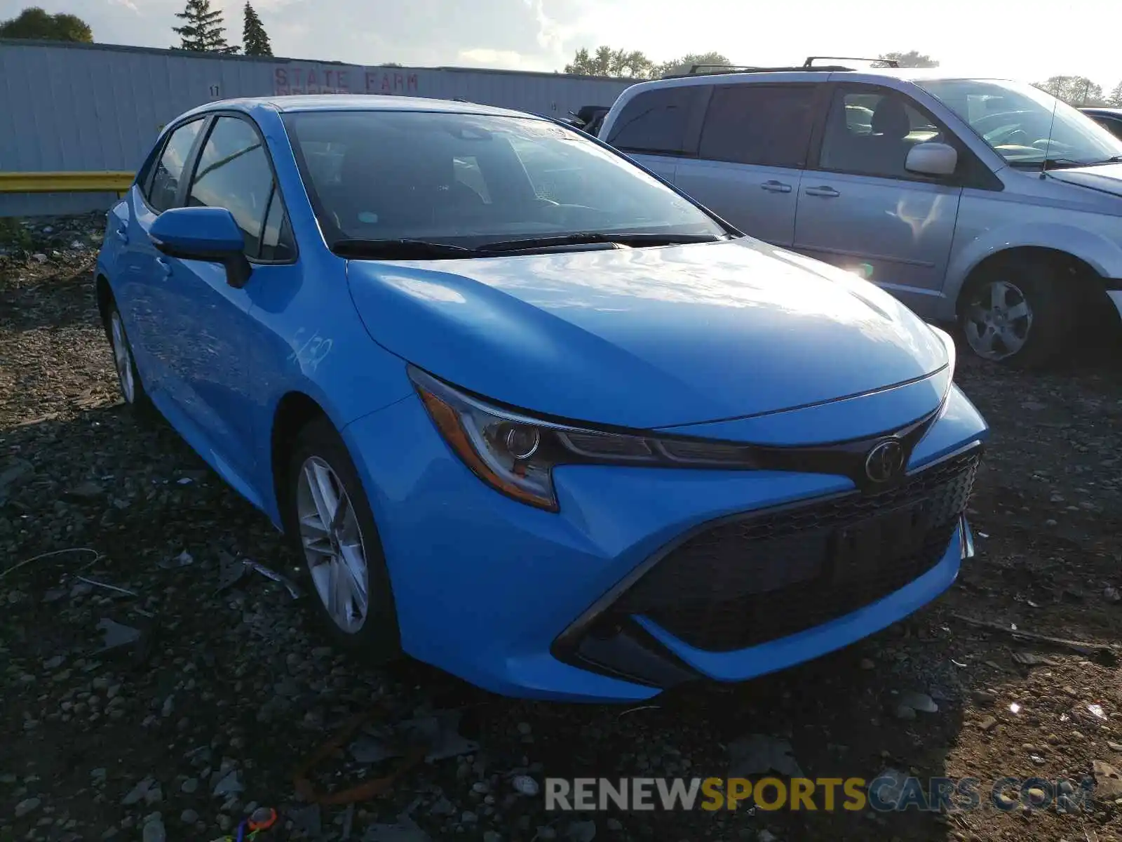 1 Photograph of a damaged car JTND4RBE4L3085491 TOYOTA COROLLA 2020