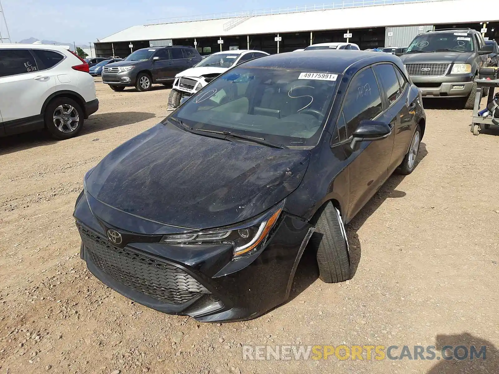 2 Photograph of a damaged car JTND4RBE4L3103262 TOYOTA COROLLA 2020