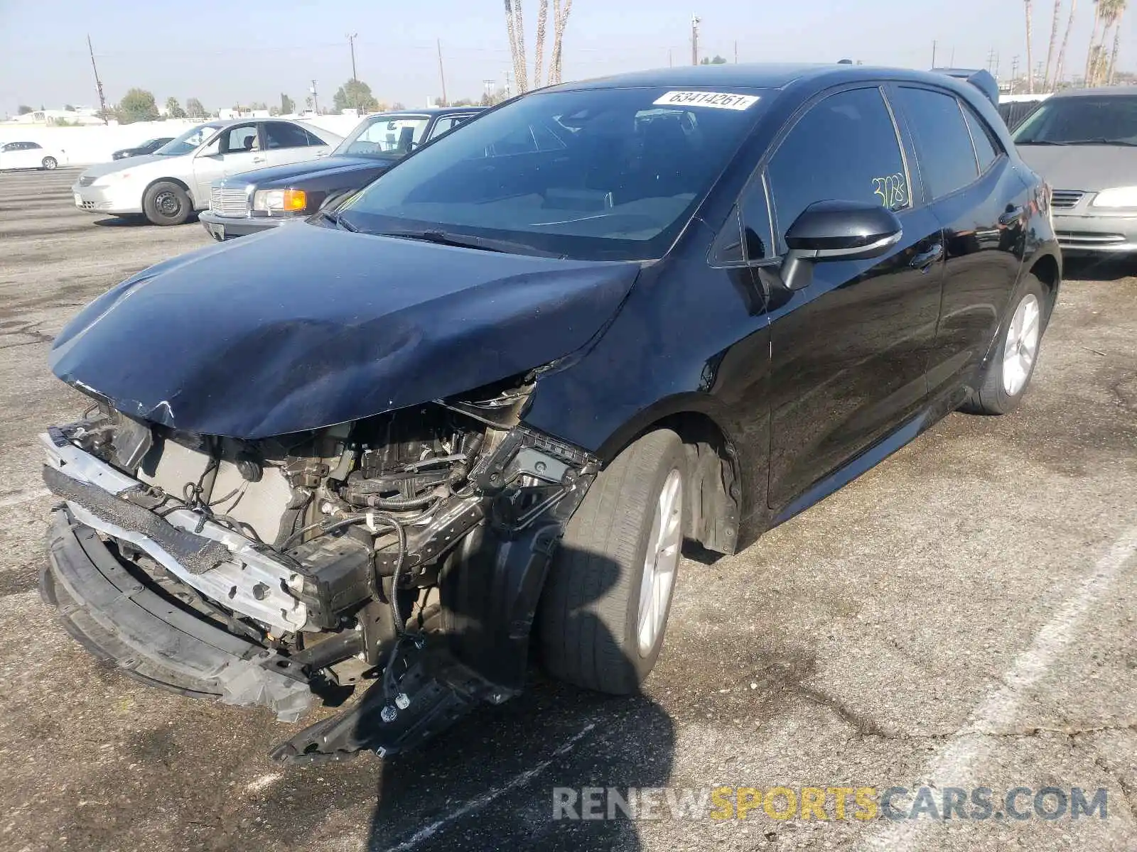 2 Photograph of a damaged car JTND4RBE5L3081420 TOYOTA COROLLA 2020