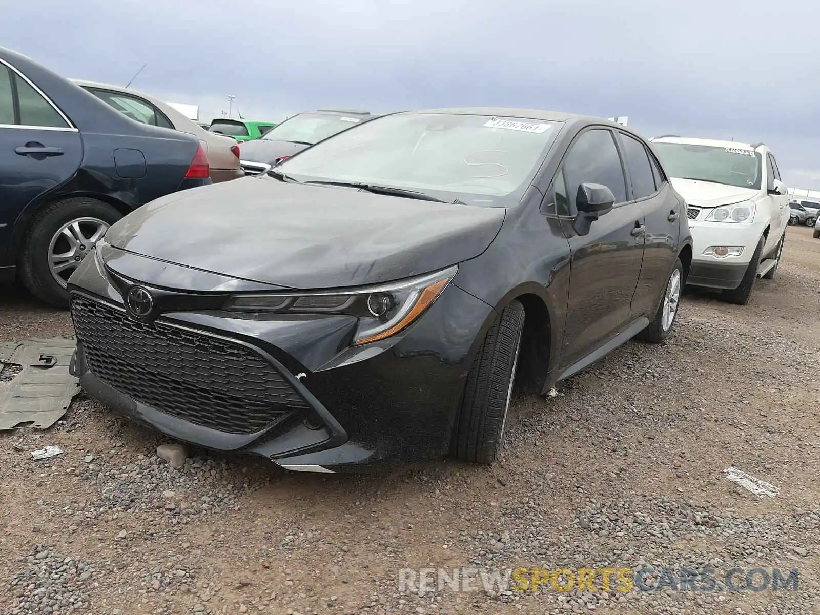 2 Photograph of a damaged car JTND4RBE5L3089842 TOYOTA COROLLA 2020