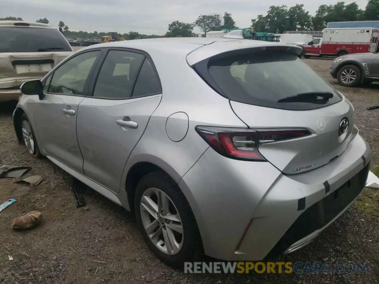 3 Photograph of a damaged car JTND4RBE5L3098962 TOYOTA COROLLA 2020