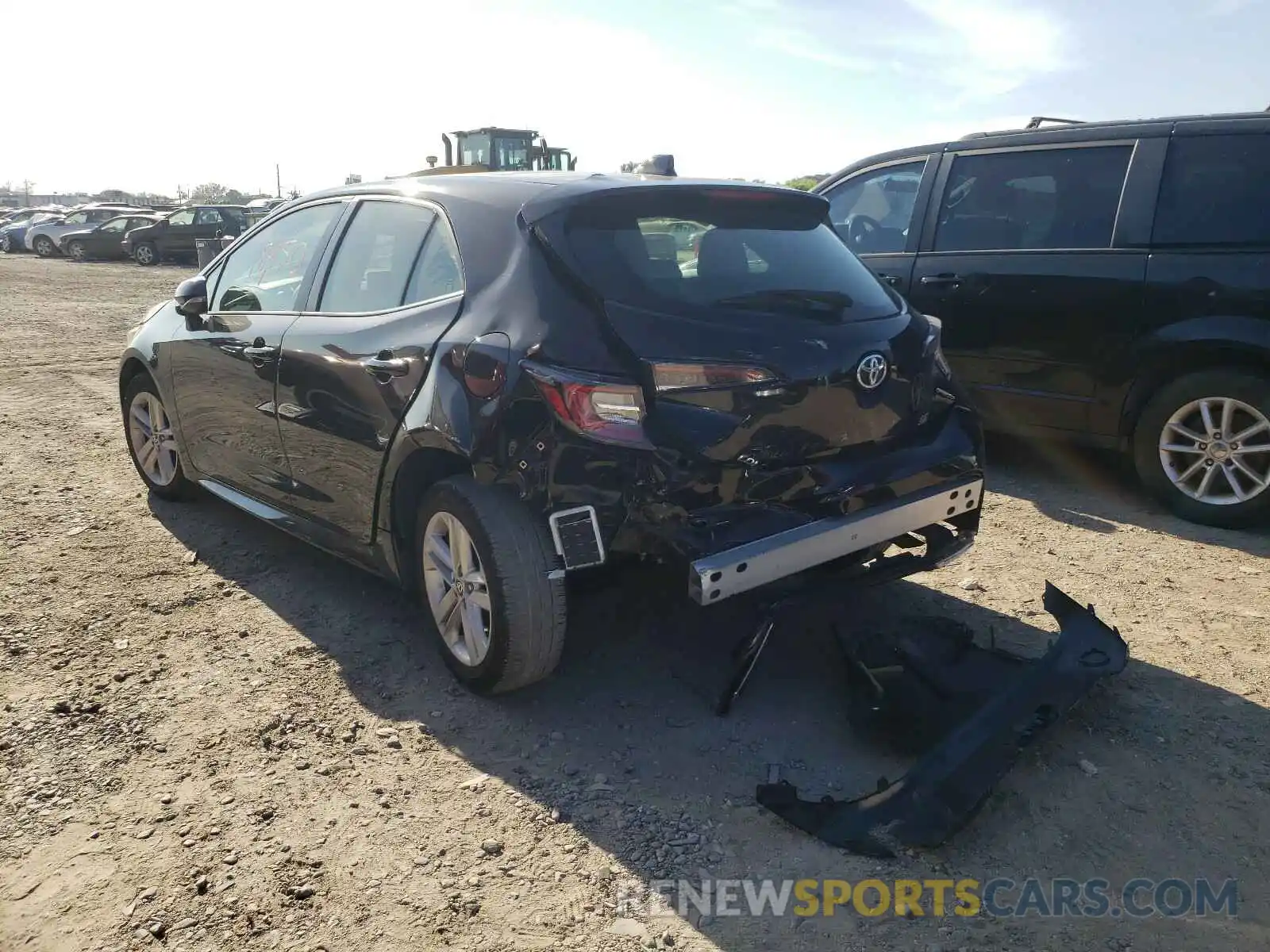 3 Photograph of a damaged car JTND4RBE6L3082480 TOYOTA COROLLA 2020