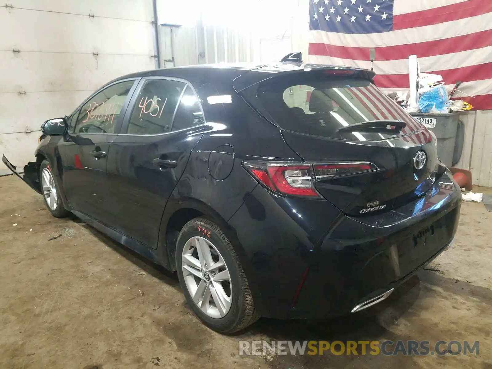 3 Photograph of a damaged car JTND4RBE6L3082513 TOYOTA COROLLA 2020