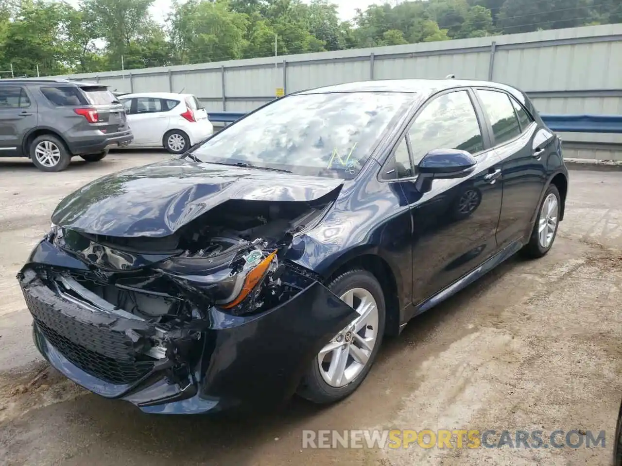 2 Photograph of a damaged car JTND4RBE6L3088280 TOYOTA COROLLA 2020