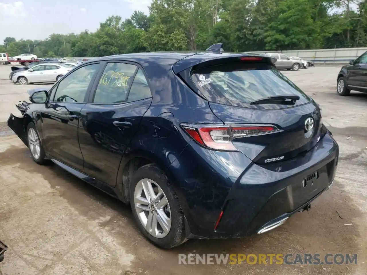 3 Photograph of a damaged car JTND4RBE6L3088280 TOYOTA COROLLA 2020