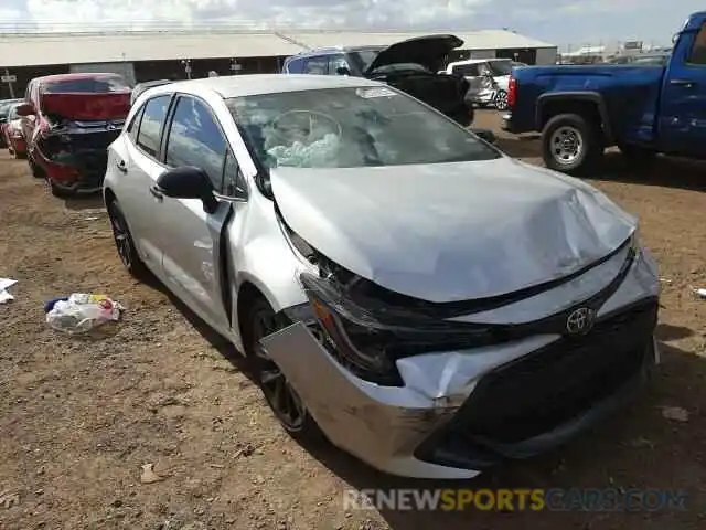 1 Photograph of a damaged car JTND4RBE6L3089168 TOYOTA COROLLA 2020