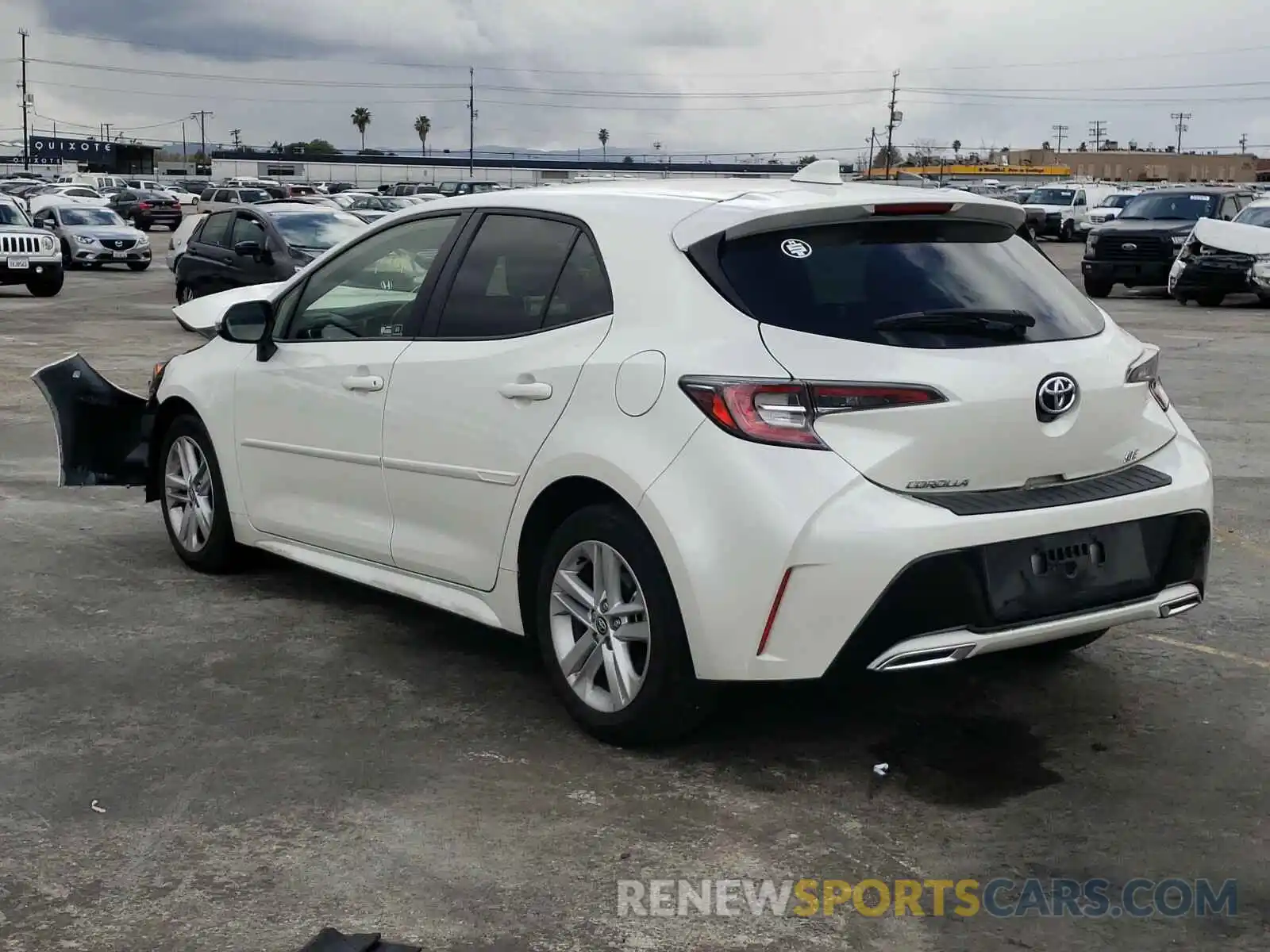 3 Photograph of a damaged car JTND4RBE6L3094029 TOYOTA COROLLA 2020